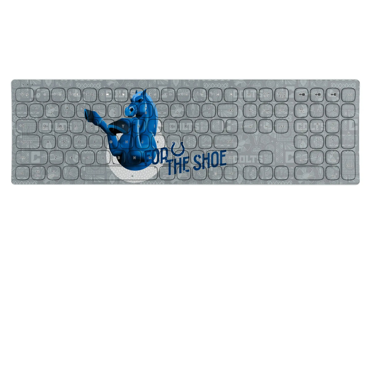 Indianapolis Colts Deco KKB605 Curved Wireless Keyboard