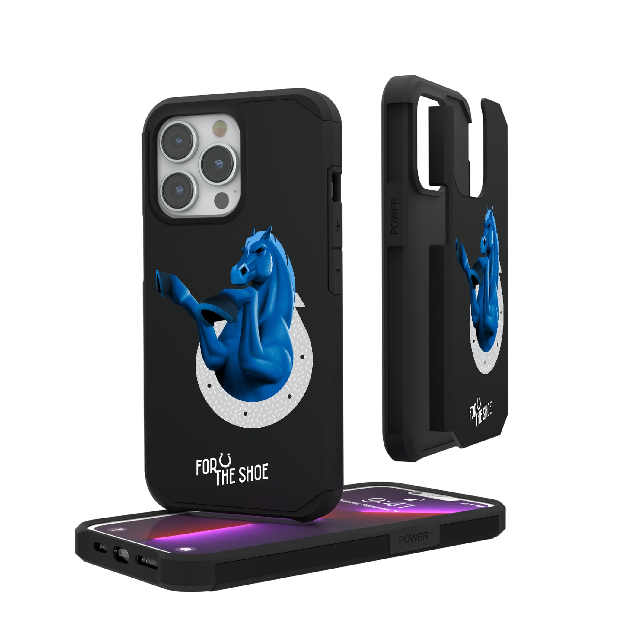 Indianapolis Colts Deco iPhone Rugged Phone Case for Apple iPhone#Device_iPhone 13 Pro
