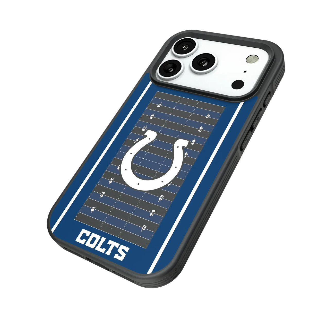 Indianapolis Colts Field iPhone Bump Phone Case for Apple iPhone - Isometric View#Device_iPhone 18 Pro