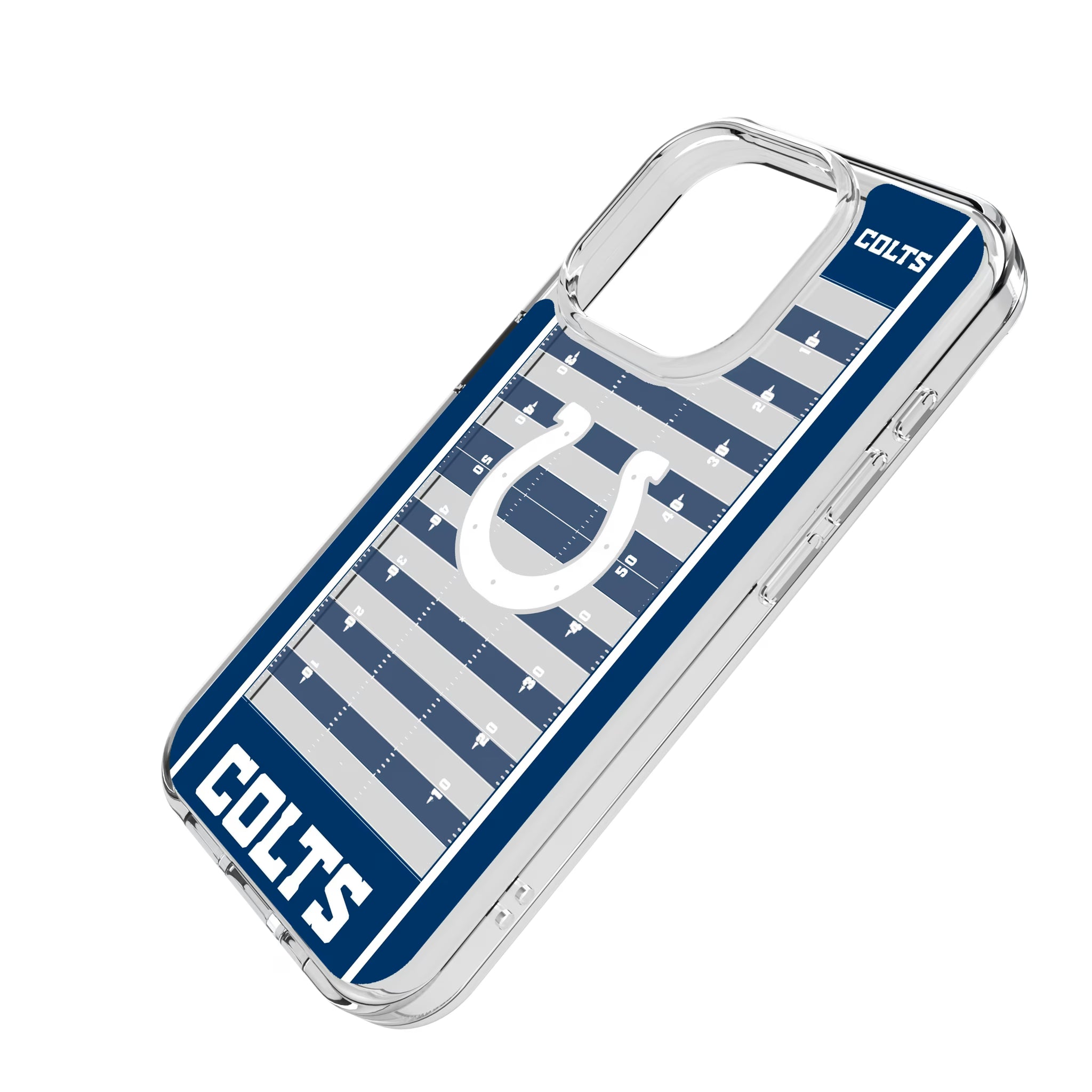 Indianapolis Colts Field iPhone Clear Phone Case for Apple iPhone - Isometric View