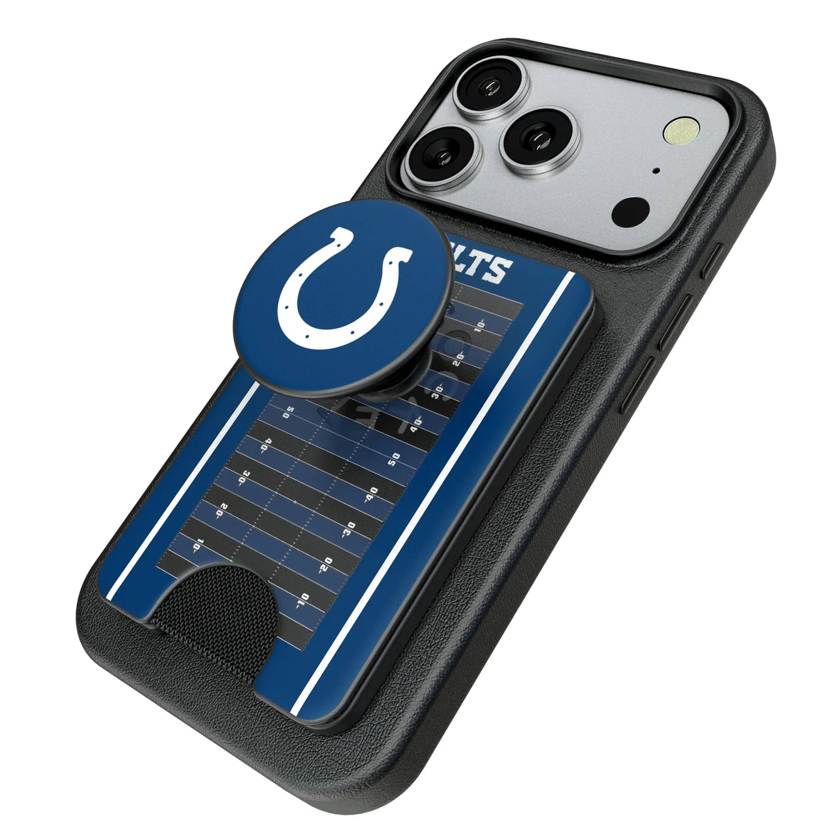 Indianapolis Colts Field Popsockets Wallet Magnetic - Isometric View