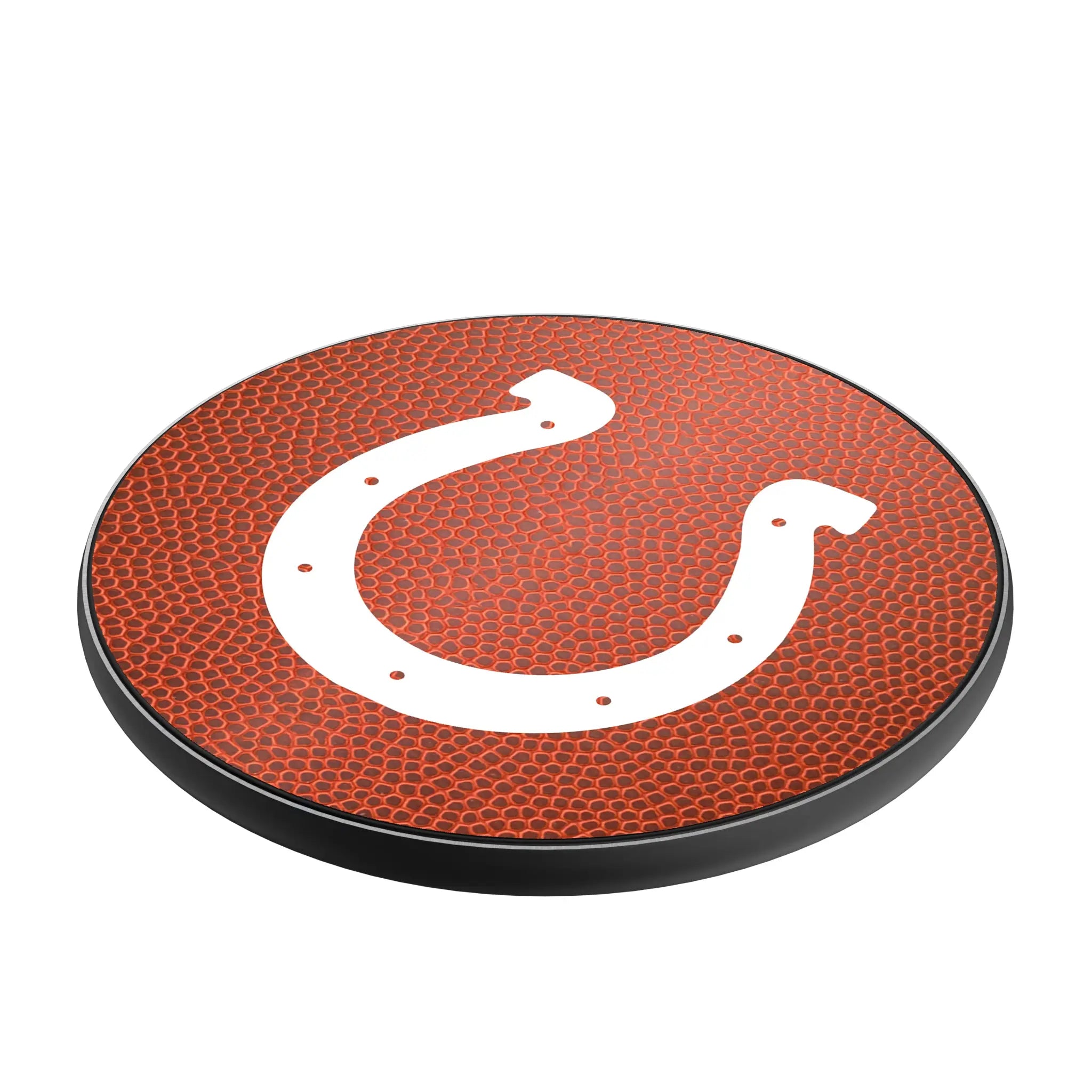 Indianapolis Colts Football 15-Watt Wireless Charger - Isometric View