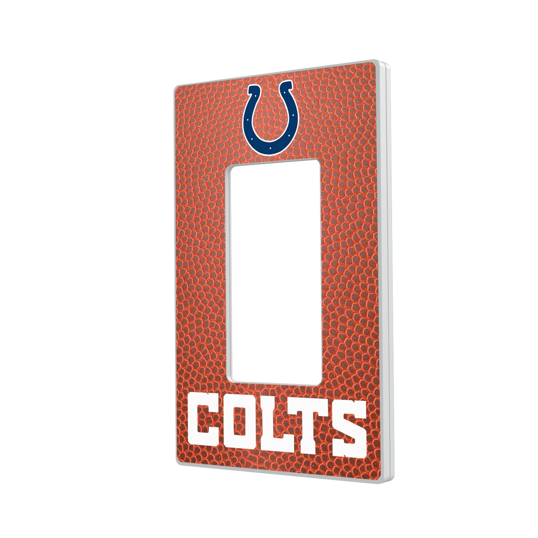 Indianapolis Colts Football Hidden-Screw Light Switch Plate#Style_Single Rocker