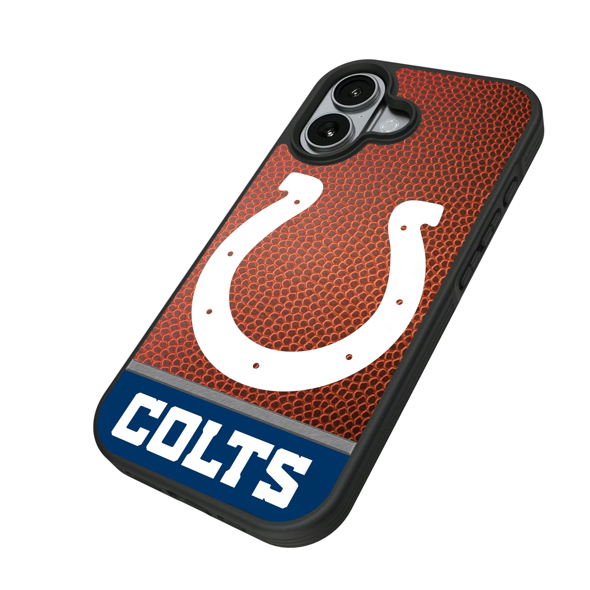 Indianapolis Colts Football Wordmark iPhone Bump Phone Case for Apple iPhone - Isometric View#Device_iPhone 17