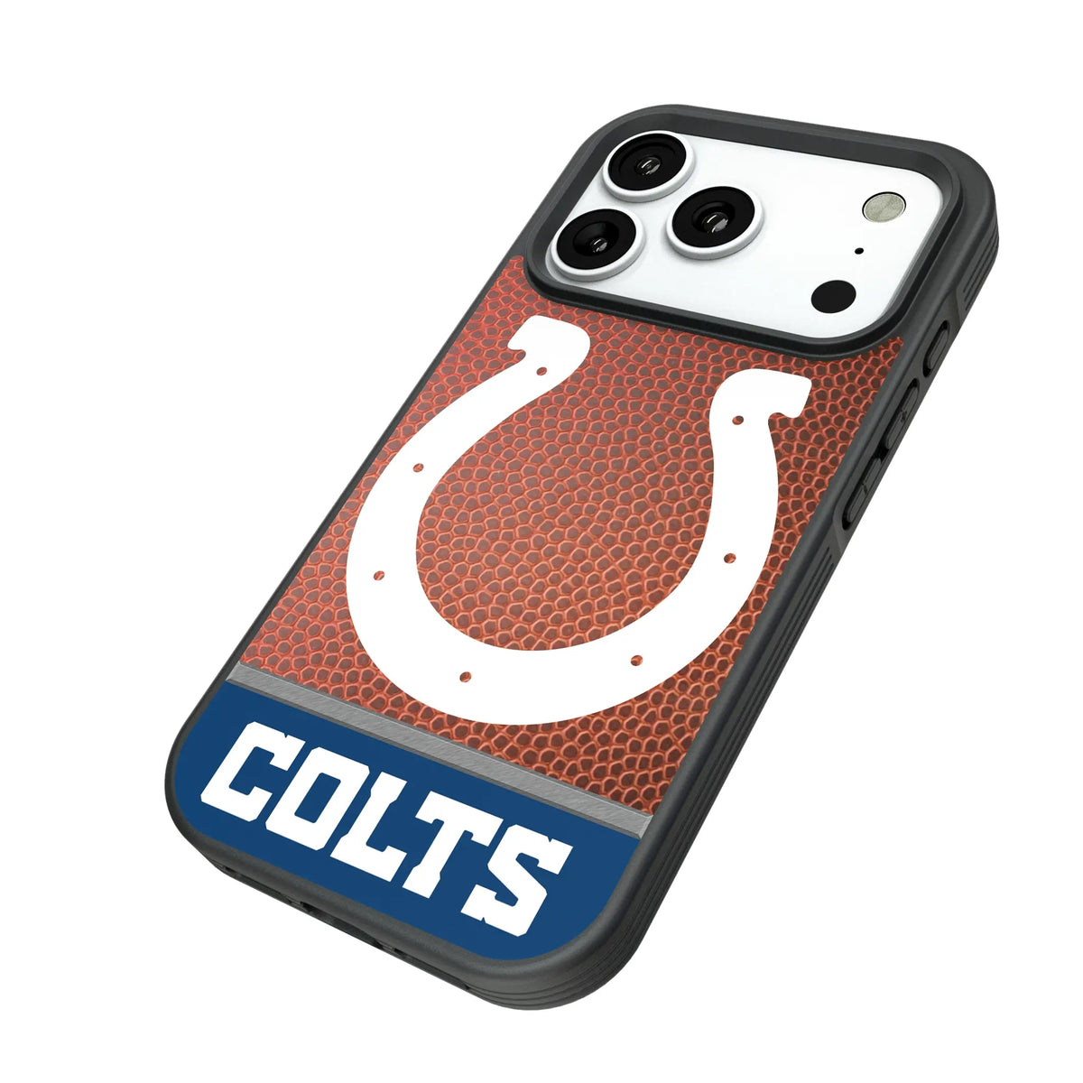 Indianapolis Colts Football Wordmark iPhone Bump Phone Case for Apple iPhone - Isometric View#Device_iPhone 18 Pro
