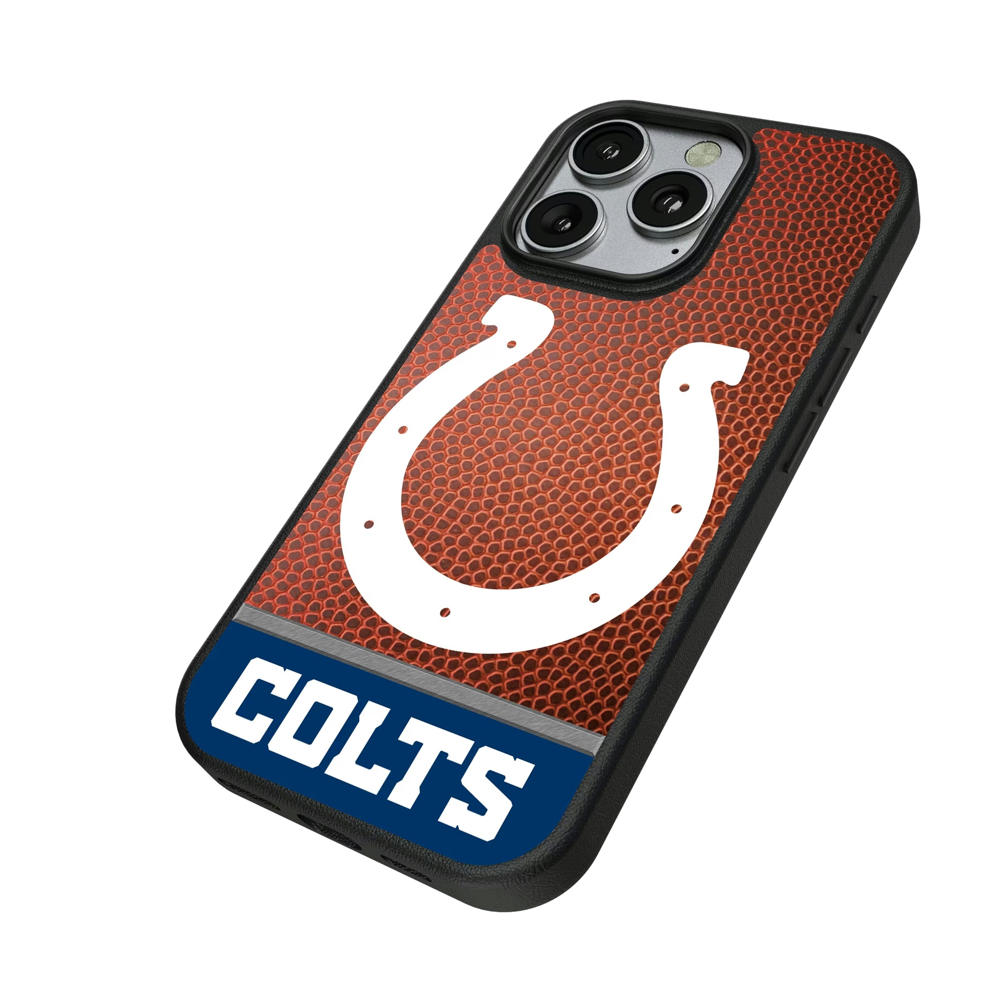 Indianapolis Colts Football Wordmark iPhone MagSafe Compatible Phone Case for Apple iPhone - Isometric View