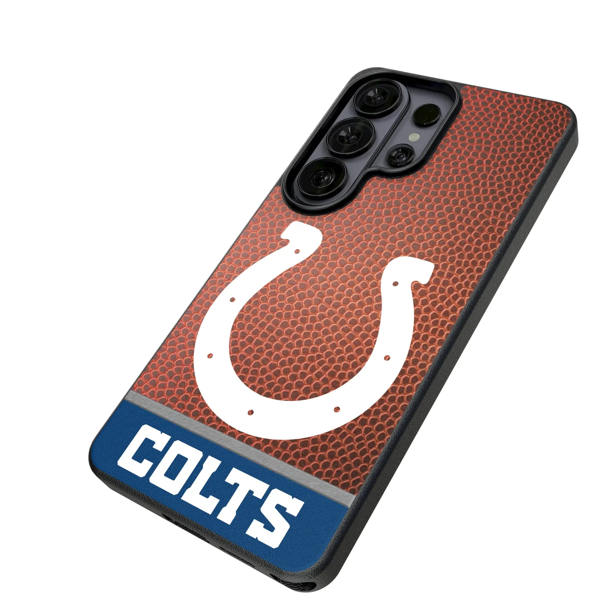 Indianapolis Colts Football Wordmark Galaxy MagSafe Compatible Phone Case for Samsung Galaxy - Isometric View#Device_Galaxy S26 Ultra