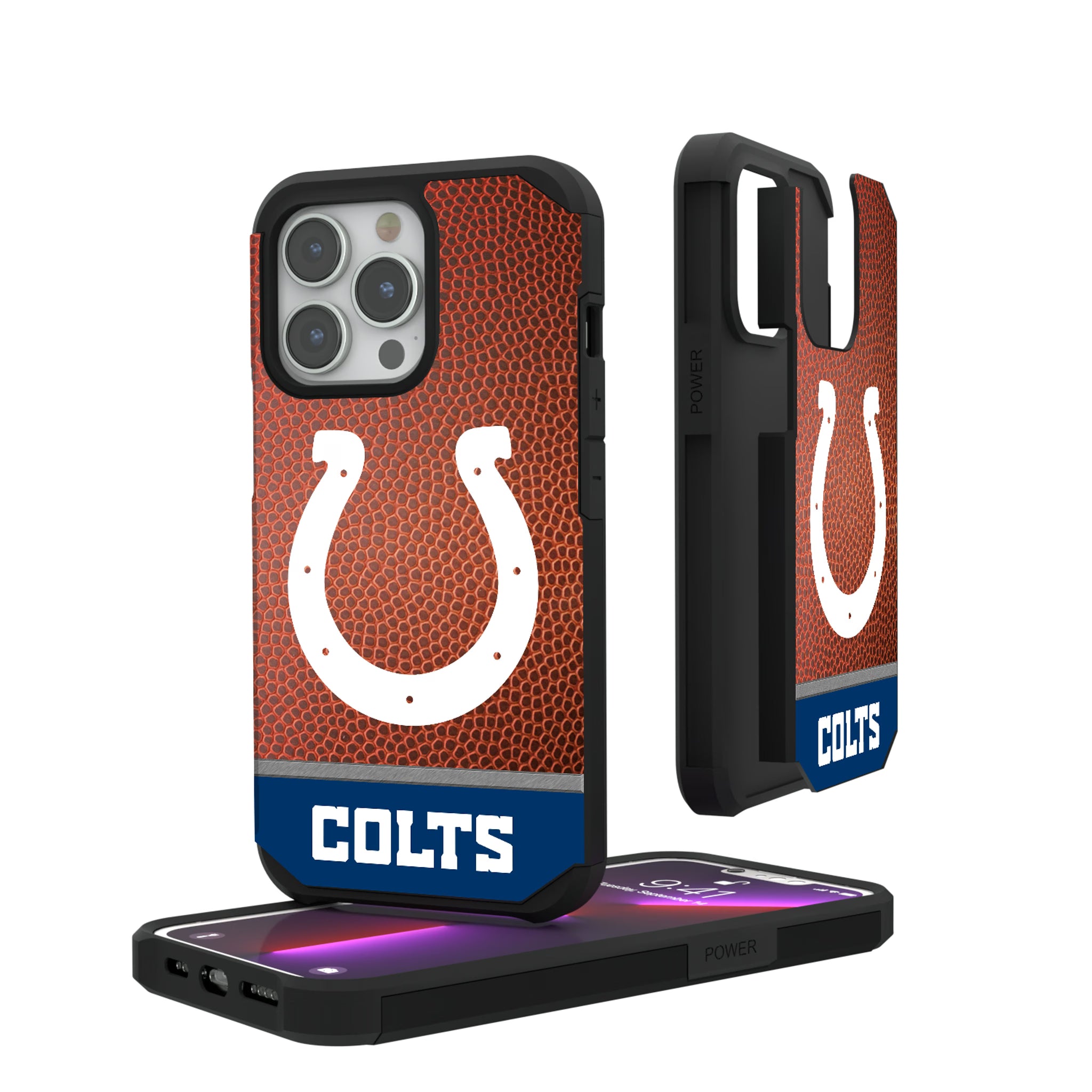 Indianapolis Colts Football Wordmark iPhone Rugged Phone Case for Apple iPhone