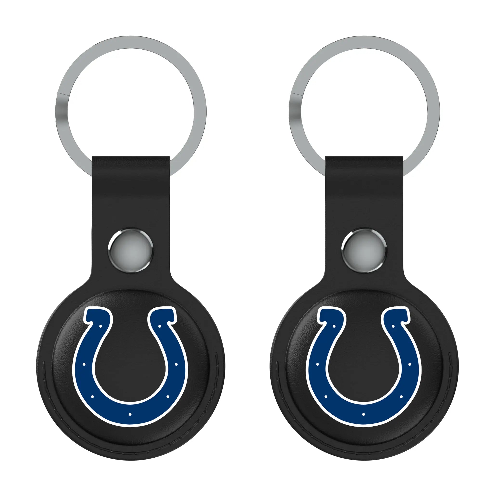 Indianapolis Colts Insignia AirTag Black Airtag Holder 2-Pack