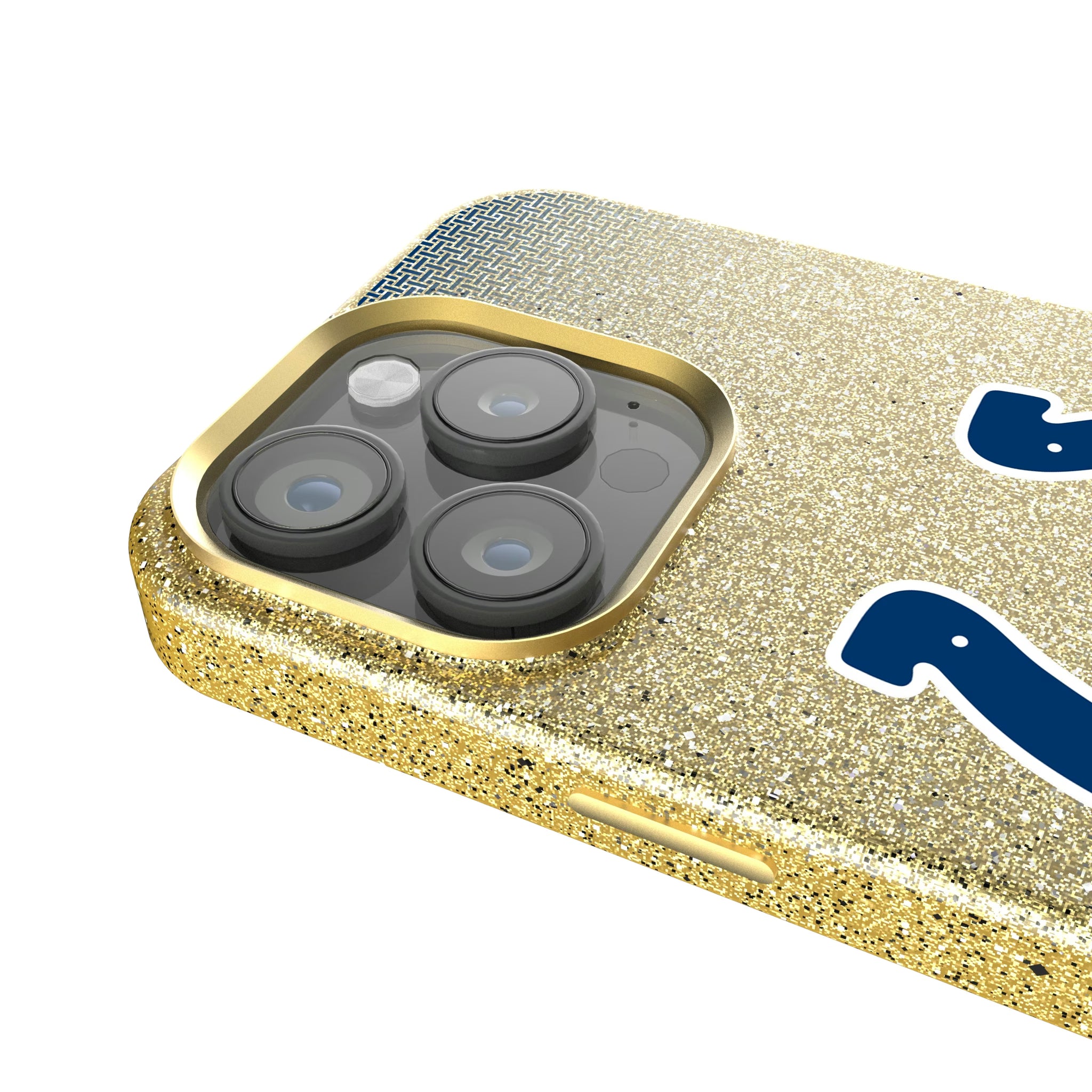 Indianapolis Colts Linen iPhone Bling Phone Case for Apple iPhone - Detail