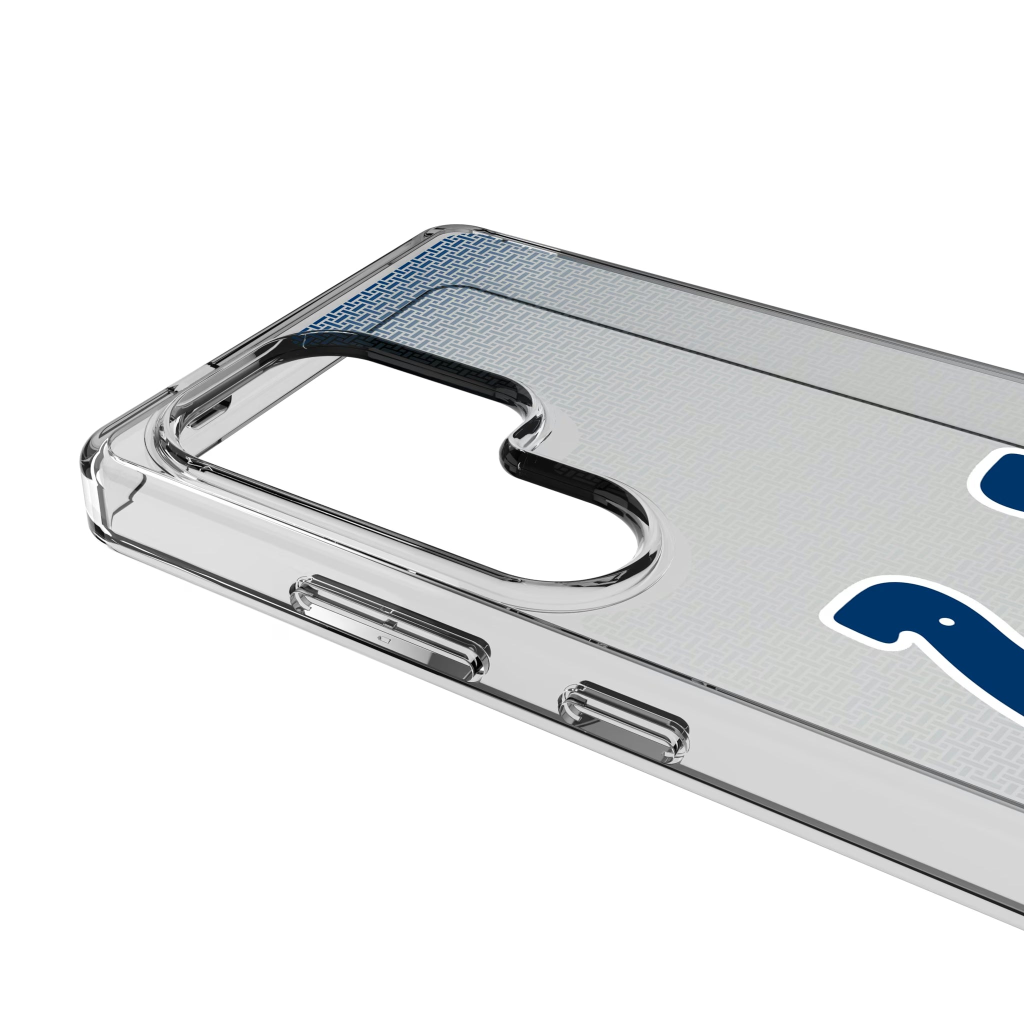 Indianapolis Colts Linen Galaxy Clear Phone Case for Samsung Galaxy - Detail