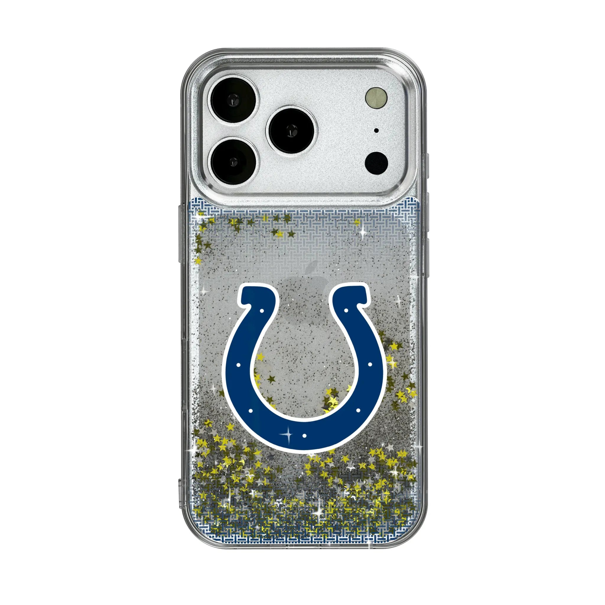 Indianapolis Colts Linen iPhone Glitter Phone Case for Apple iPhone