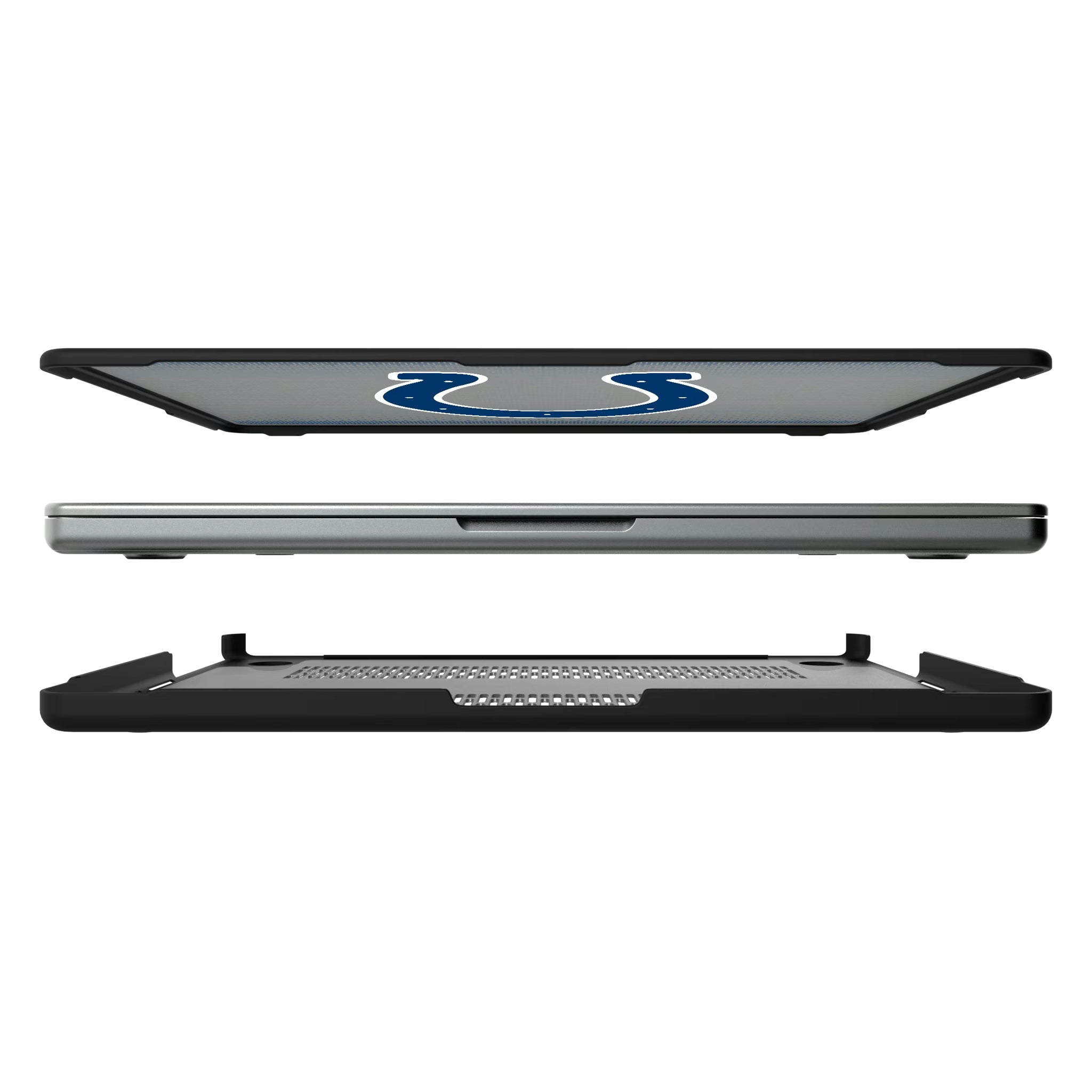 Indianapolis Colts Linen MacBook Laptop Case for Apple MacBook#Device_MacBook Pro (14-inch, 2021) / MacBook Pro (14-inch, 2023) / MacBook Pro (14-inch, 2024)