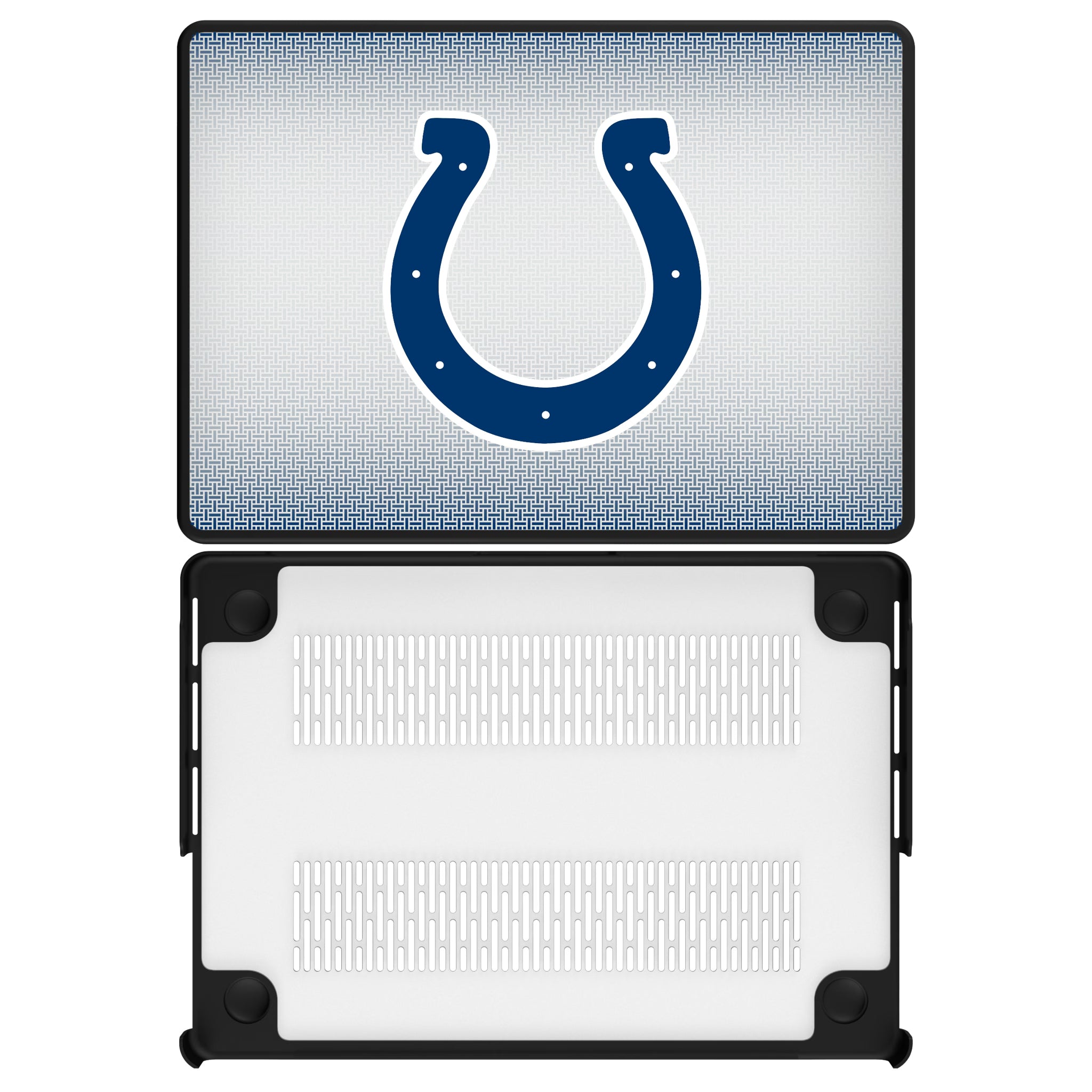 Indianapolis Colts Linen MacBook Laptop Case for Apple MacBook#Device_MacBook Pro (14-inch, 2021) / MacBook Pro (14-inch, 2023) / MacBook Pro (14-inch, 2024)
