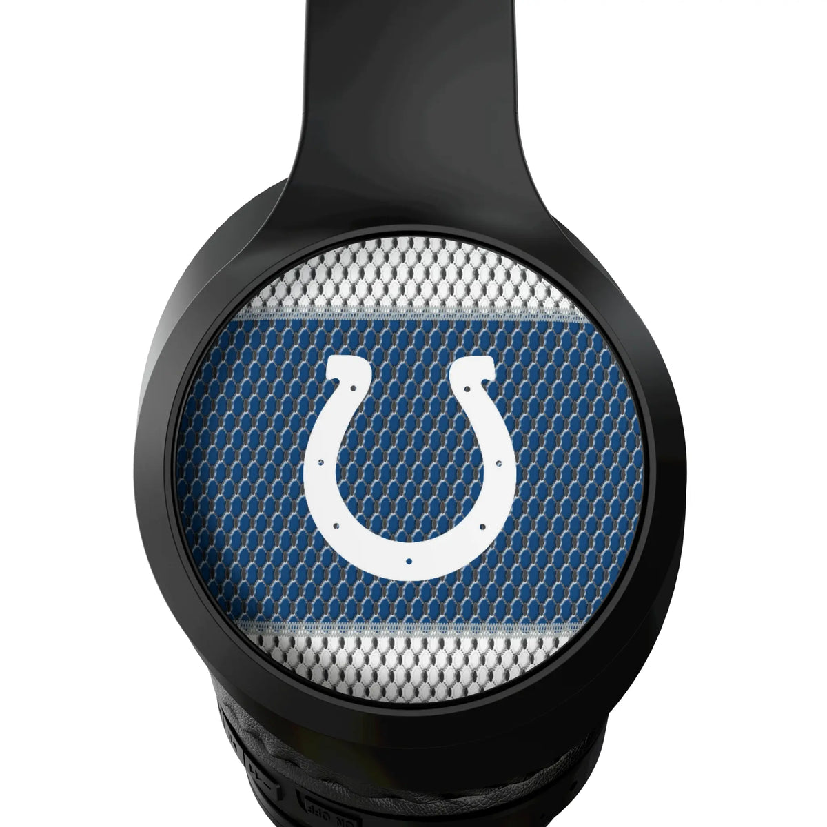 Indianapolis Colts Mesh Wireless Over-Ear Headphones With Case - Detail