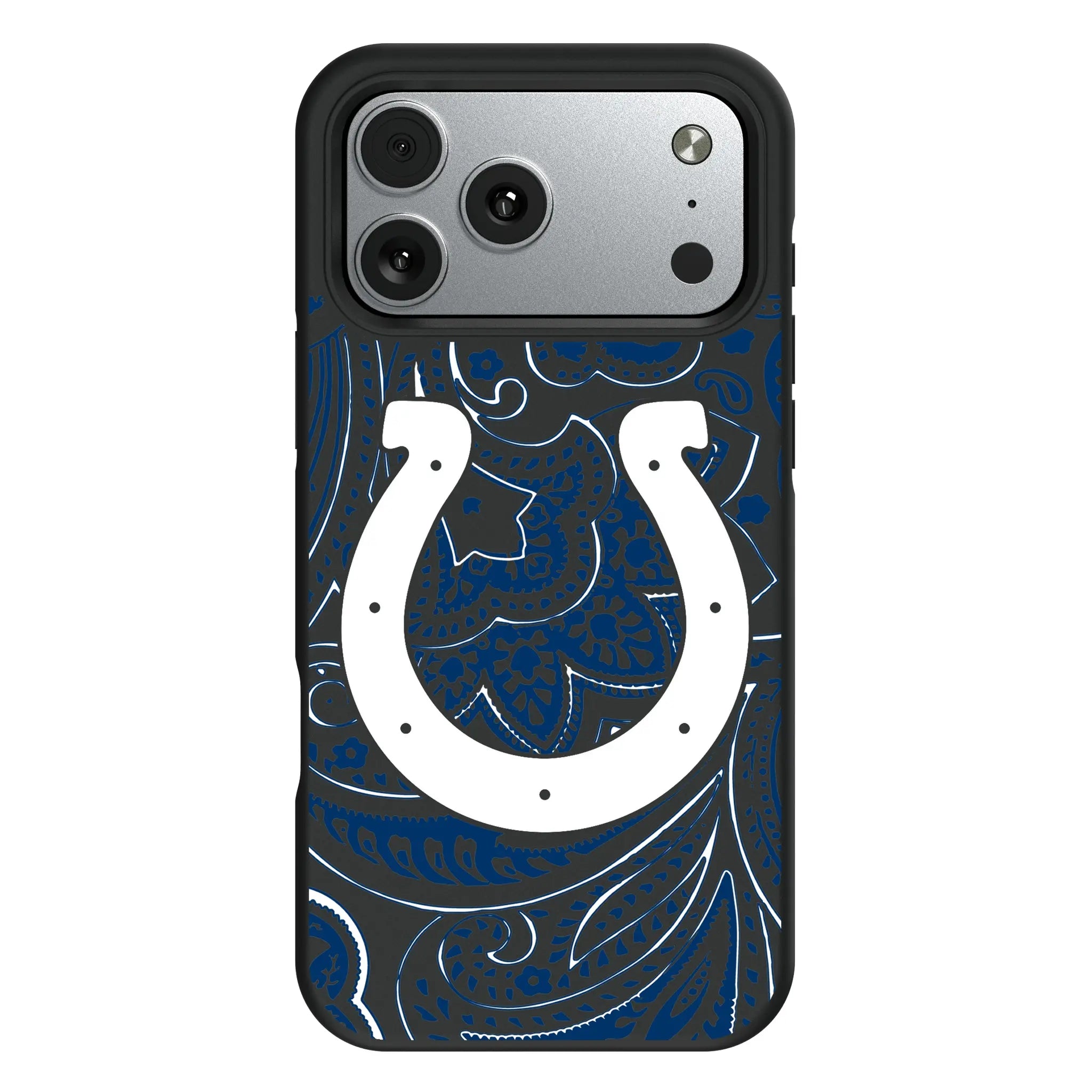 Indianapolis Colts Paisley iPhone Bump Phone Case for Apple iPhone#Device_iPhone 17 Pro Max
