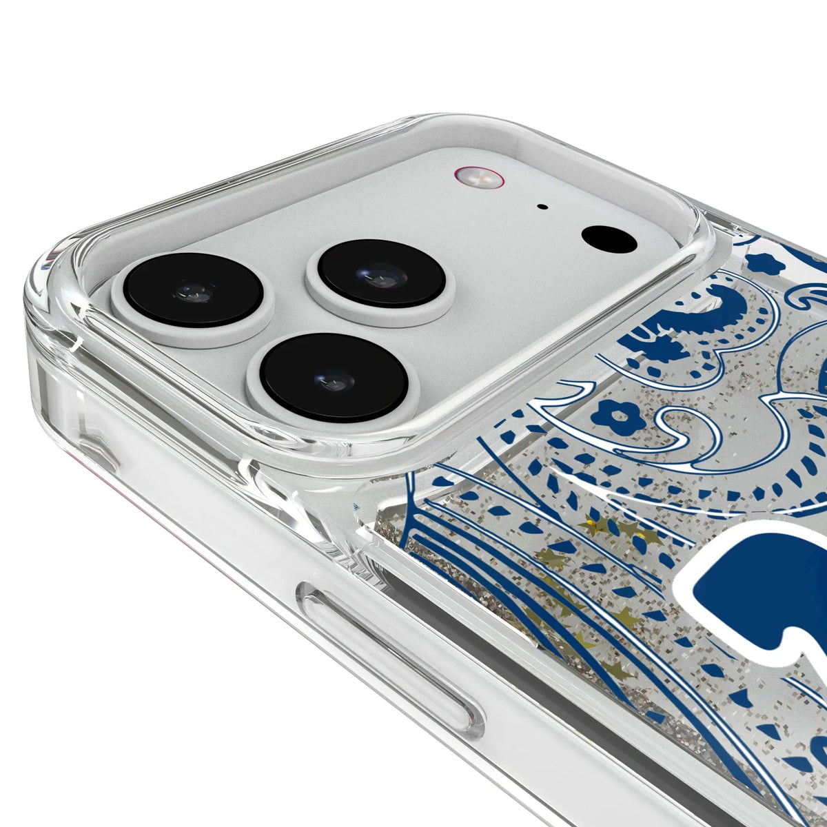 Indianapolis Colts Paisley iPhone Glitter Phone Case for Apple iPhone - Detail#Device_iPhone 18 Pro Max