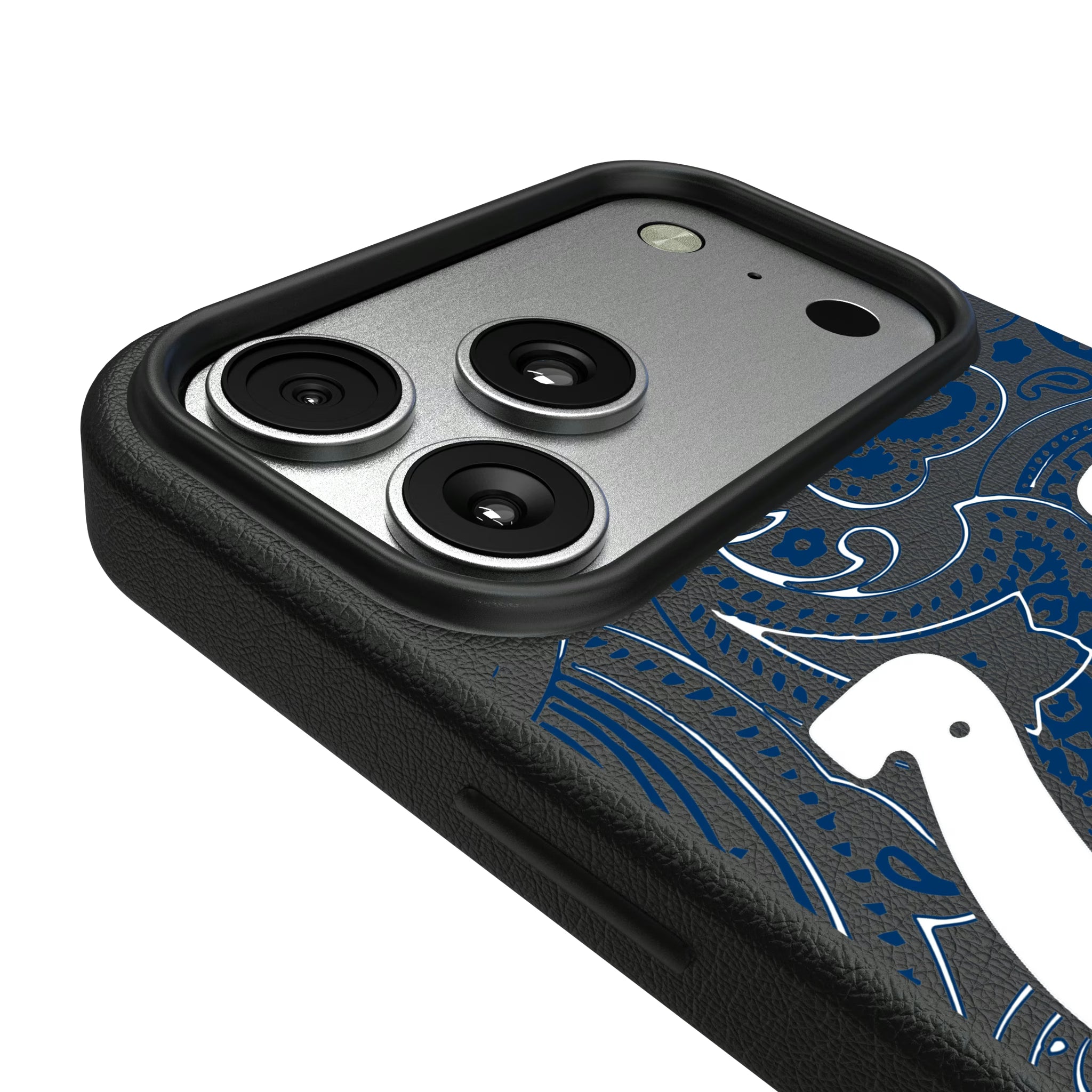 Indianapolis Colts Paisley iPhone MagSafe Compatible Phone Case for Apple iPhone - Detail#Device_iPhone 17 Pro Max