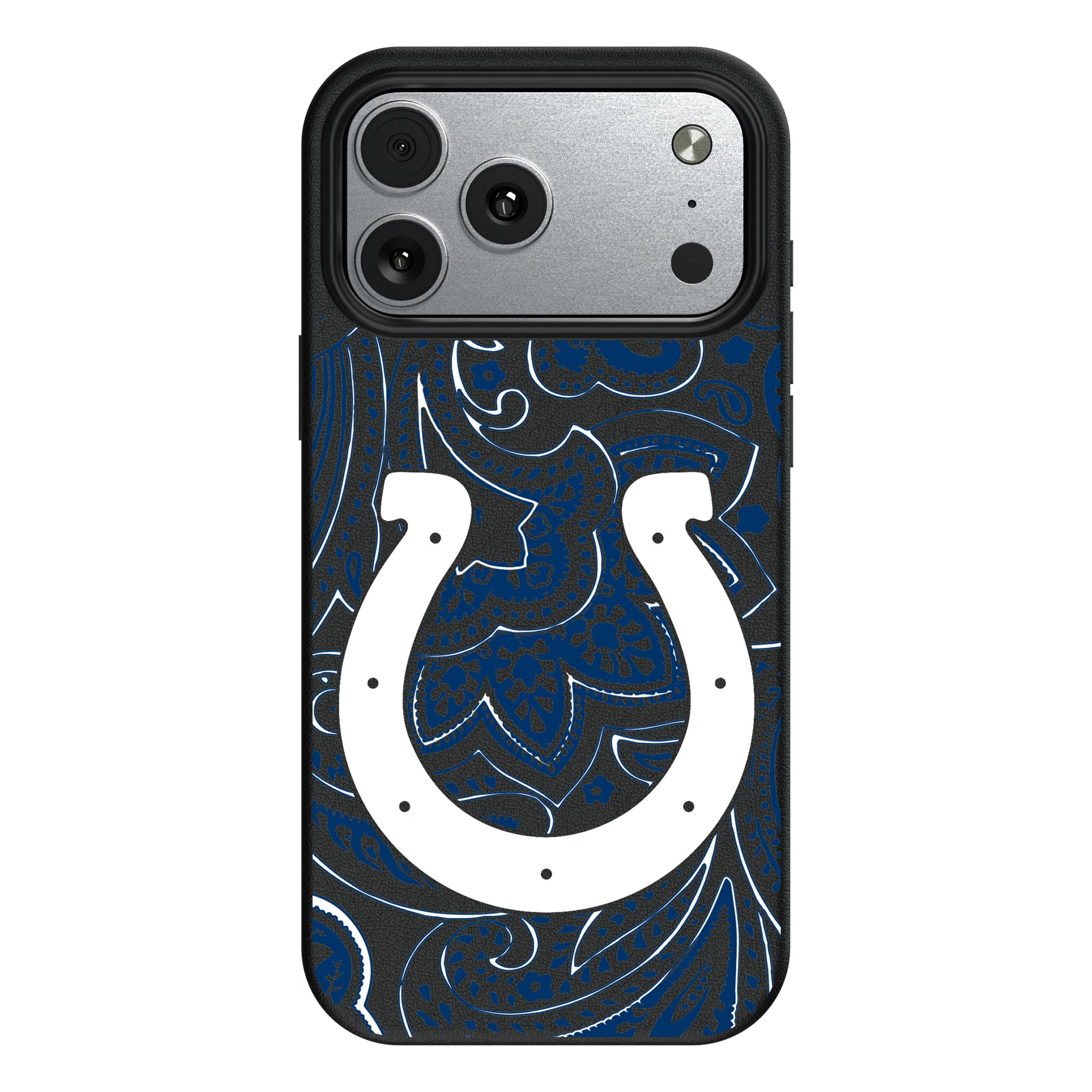 Indianapolis Colts Paisley iPhone MagSafe Compatible Phone Case for Apple iPhone#Device_iPhone 17 Pro Max