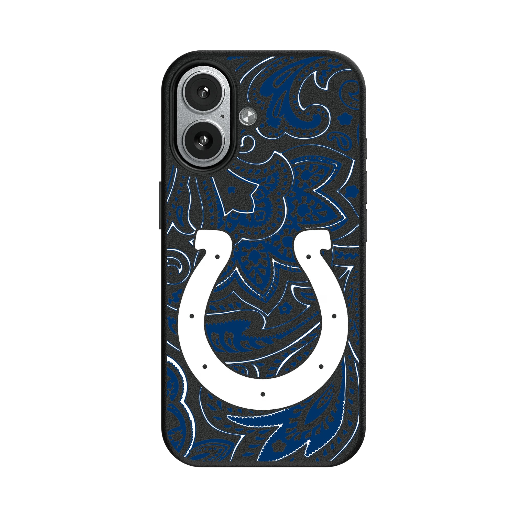 Indianapolis Colts Paisley iPhone MagSafe Compatible Phone Case for Apple iPhone#Device_iPhone 17