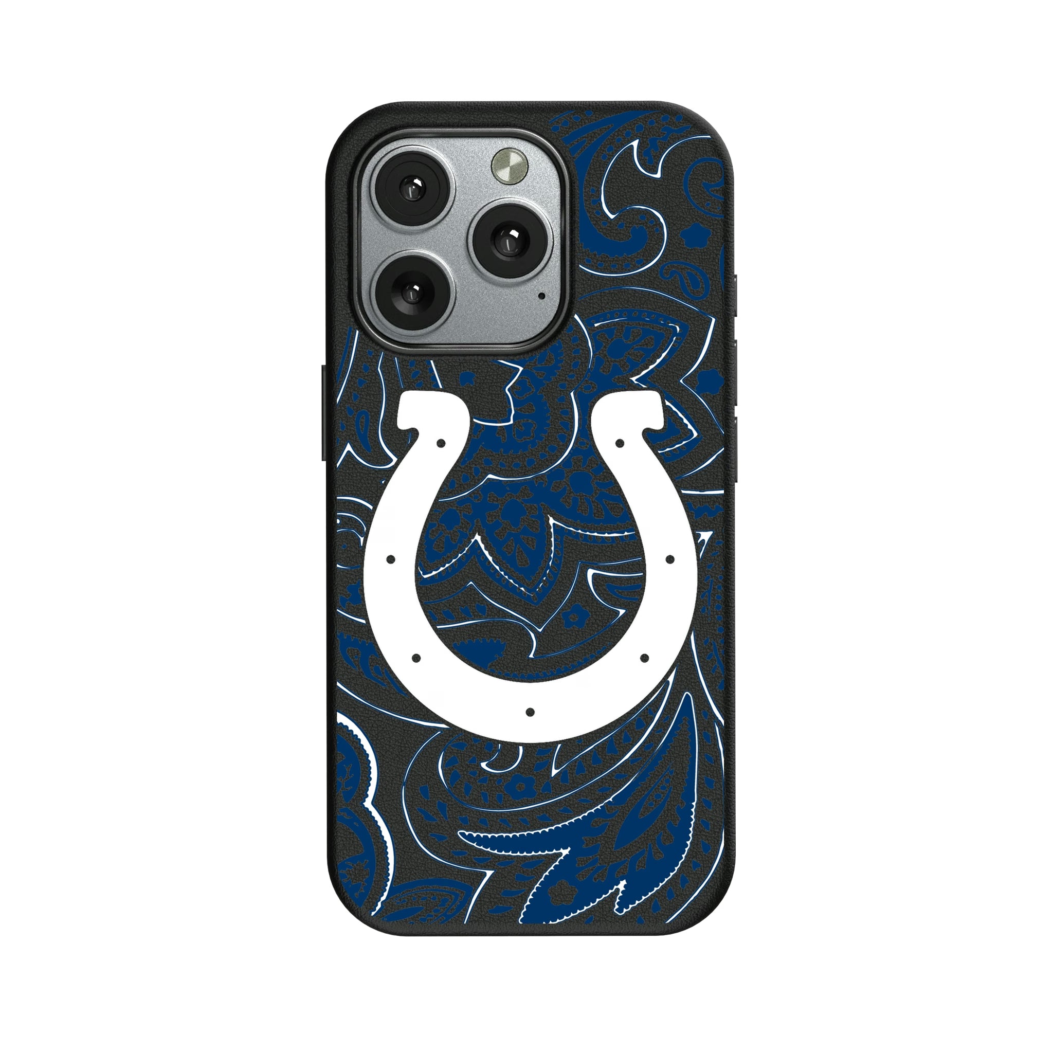 Indianapolis Colts Paisley iPhone MagSafe Compatible Phone Case for Apple iPhone