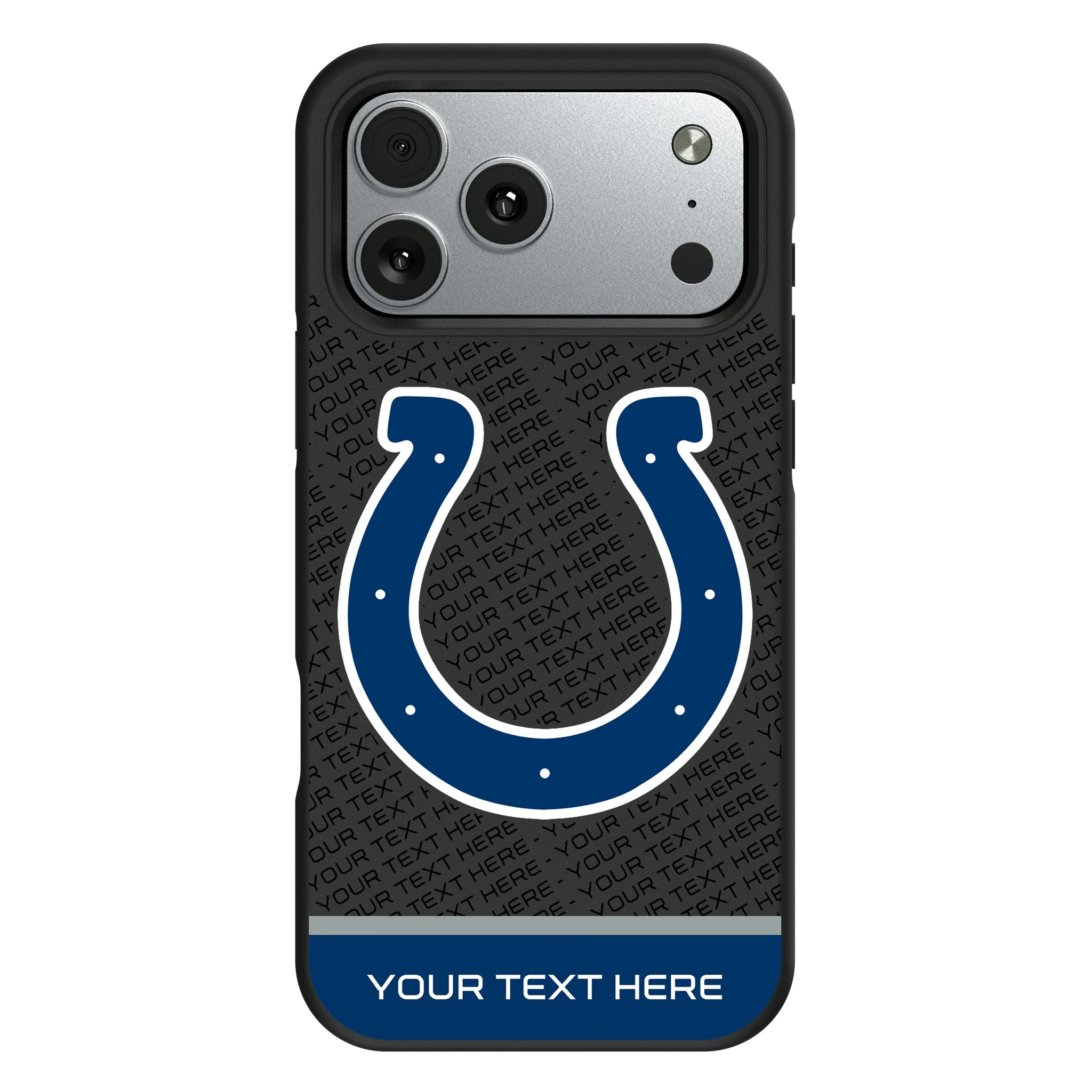 Indianapolis Colts Personalized EndZone Plus iPhone Bump Phone Case for Apple iPhone#Device_iPhone 17 Pro Max