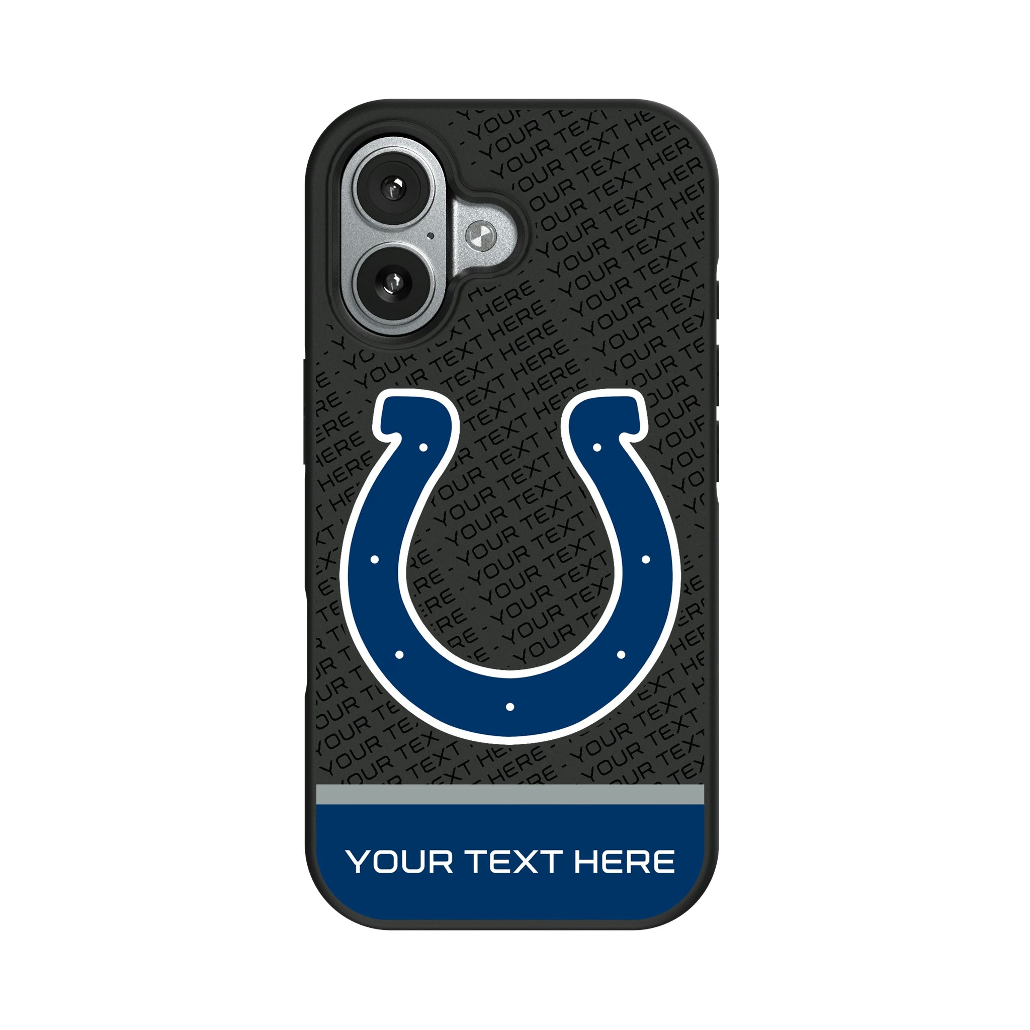 Indianapolis Colts Personalized EndZone Plus iPhone Bump Phone Case for Apple iPhone#Device_iPhone 17