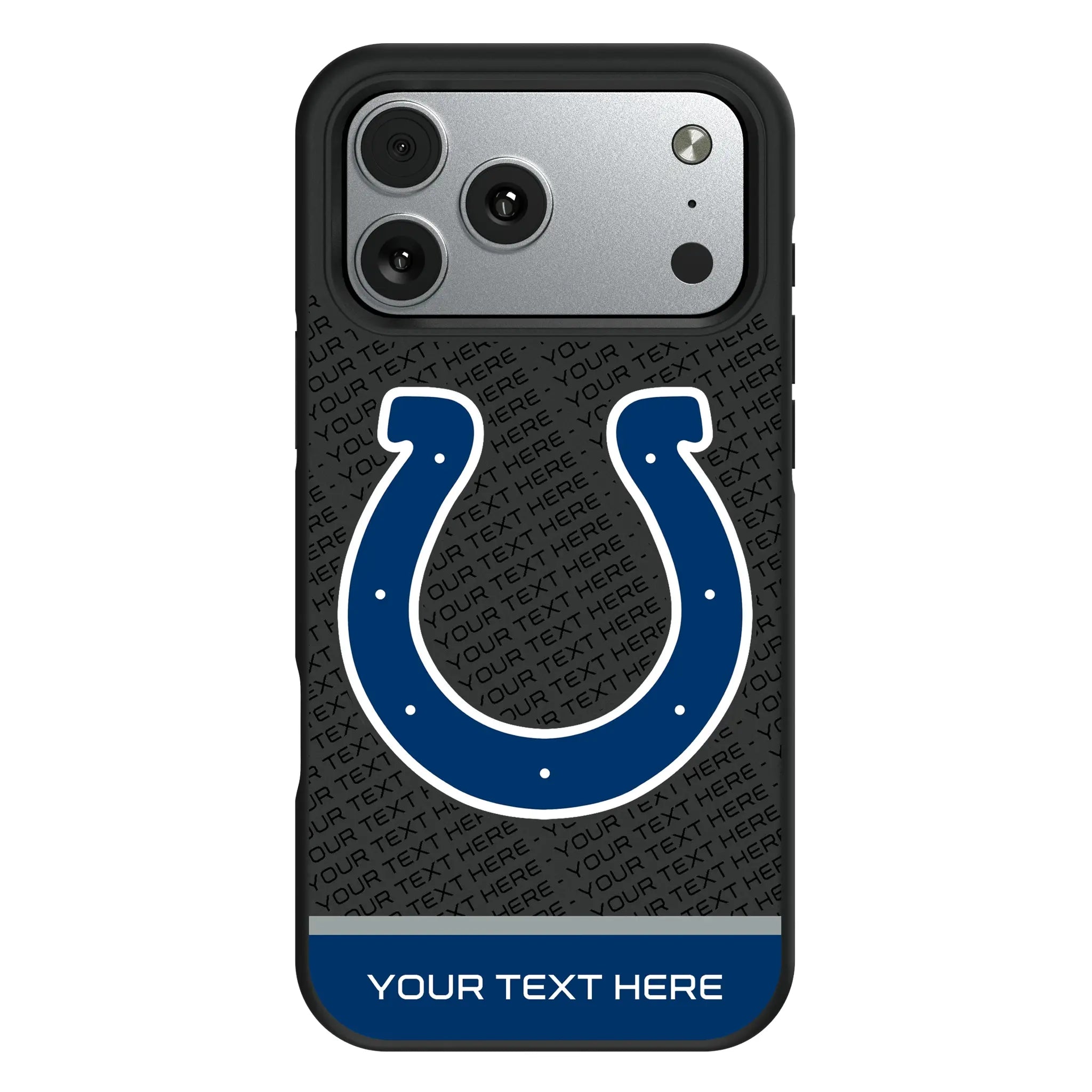 Indianapolis Colts Personalized EndZone Plus iPhone Bump Phone Case for Apple iPhone#Device_iPhone 17 Pro Max