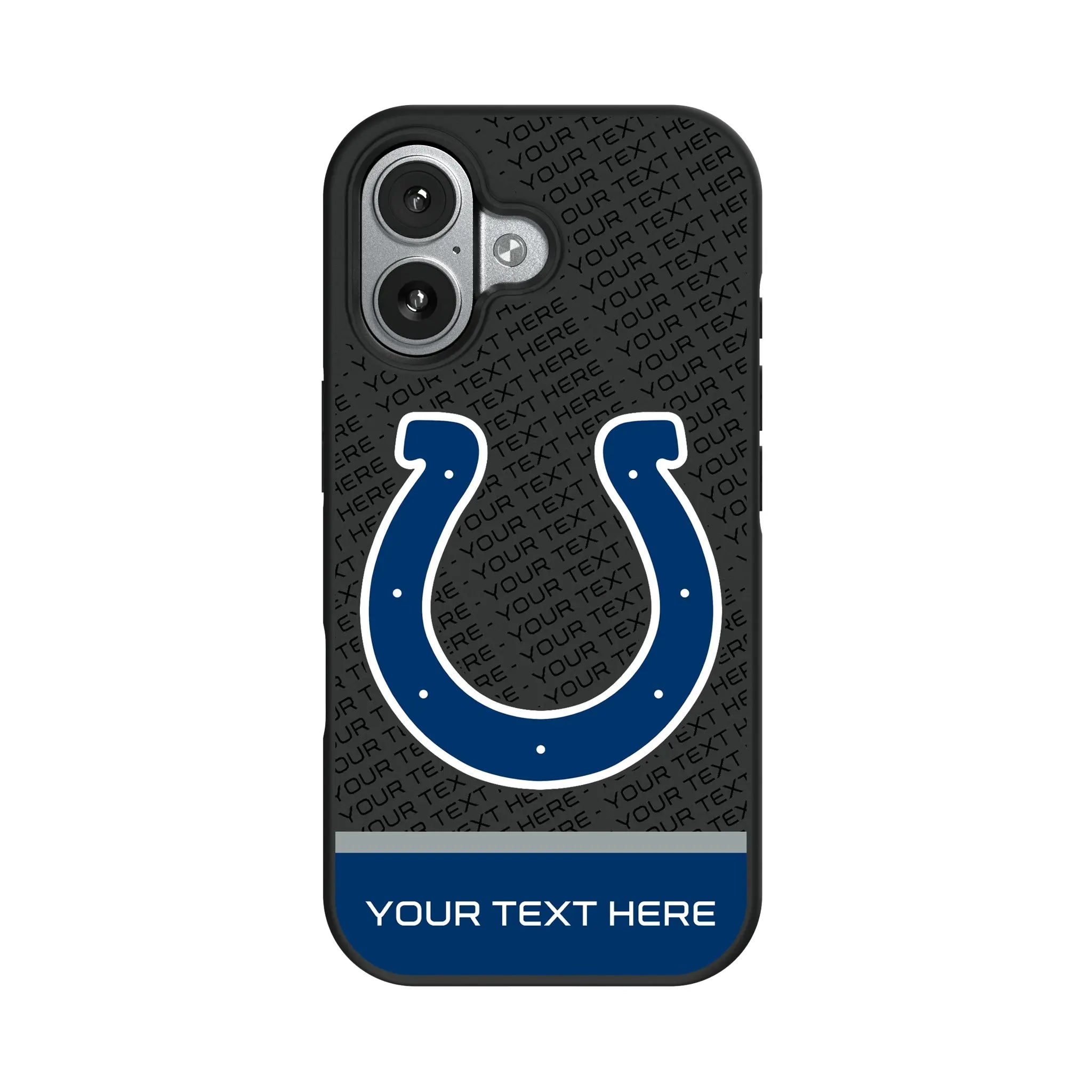 Indianapolis Colts Personalized EndZone Plus iPhone Bump Phone Case for Apple iPhone#Device_iPhone 17