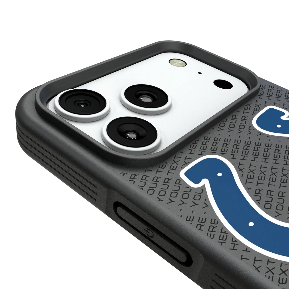 Indianapolis Colts Personalized EndZone Plus iPhone Bump Phone Case for Apple iPhone - Detail#Device_iPhone 18 Pro Max