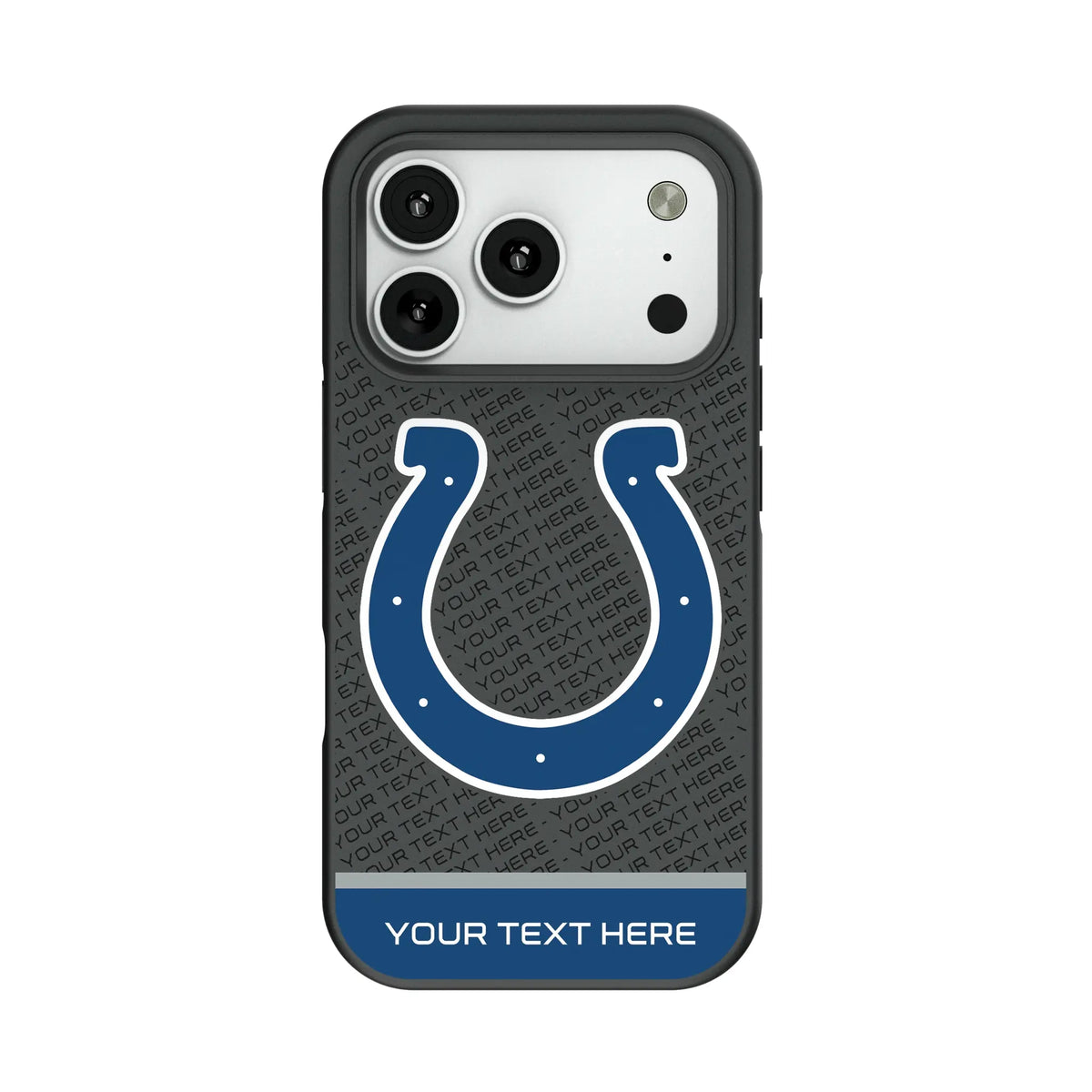 Indianapolis Colts Personalized EndZone Plus Bump Phone Case for Apple iPhone