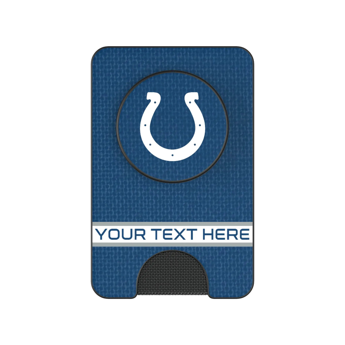 Indianapolis Colts Personalized Endzone Solid Popsockets Wallet Magnetic