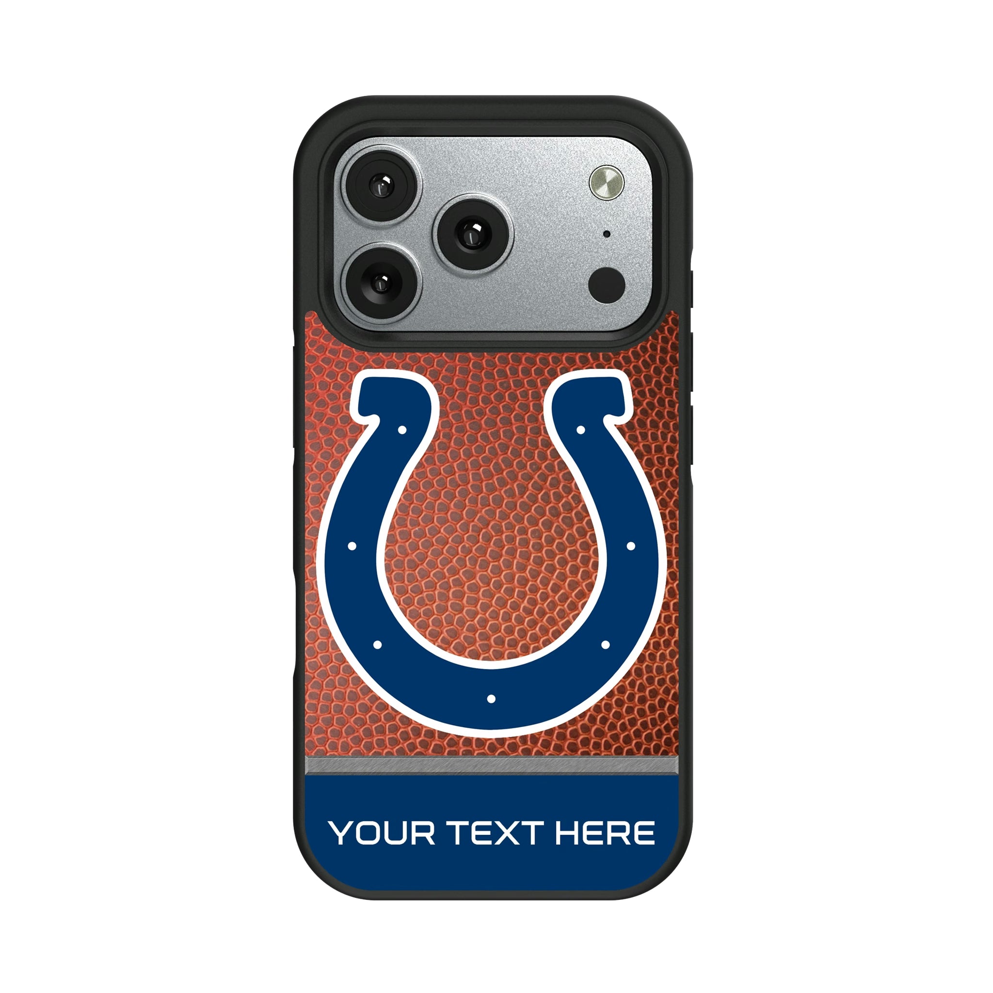 Indianapolis Colts Personalized Football iPhone Bump Phone Case for Apple iPhone#Device_iPhone 17 Pro