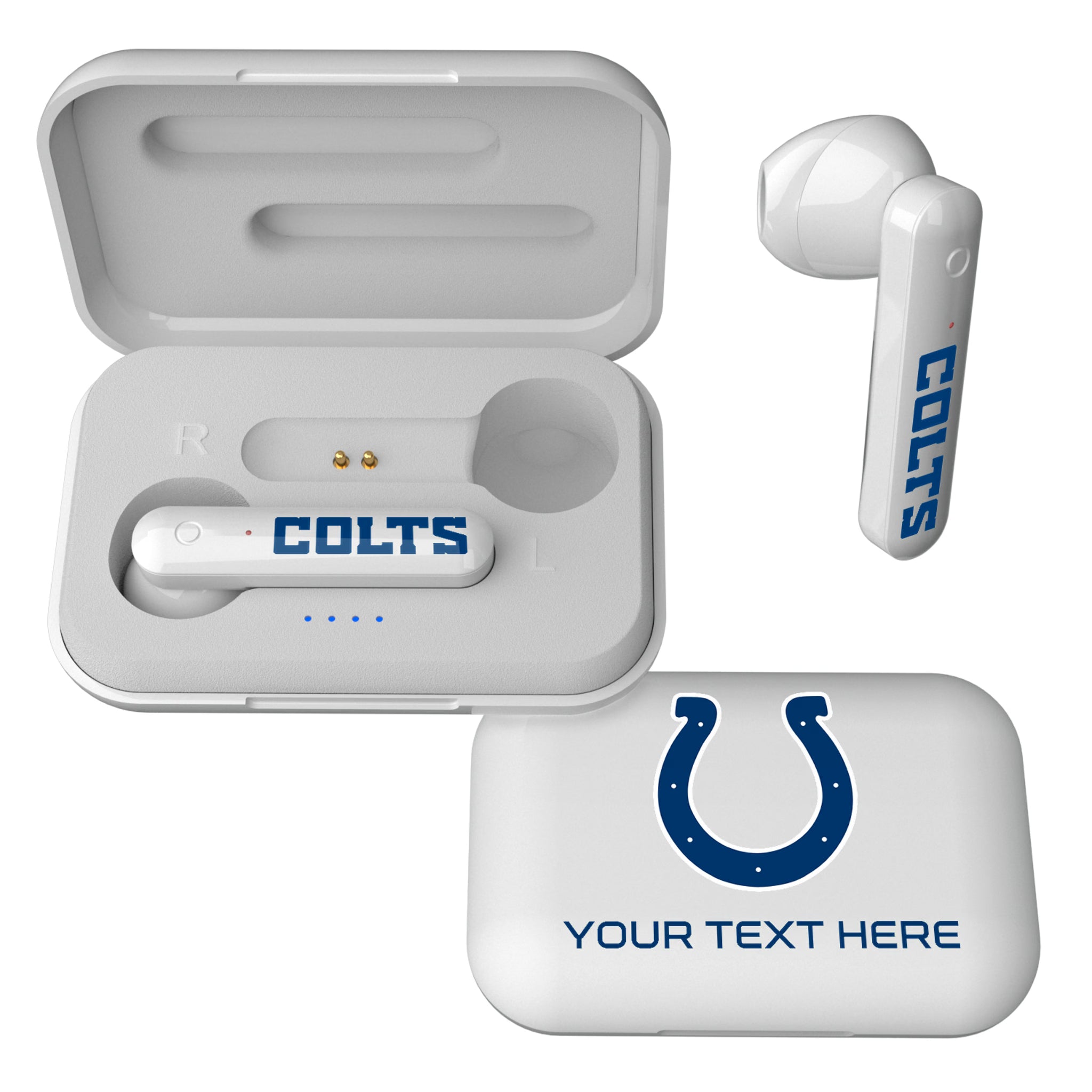Indianapolis Colts Personalized Insignia Wireless TWS Earbuds