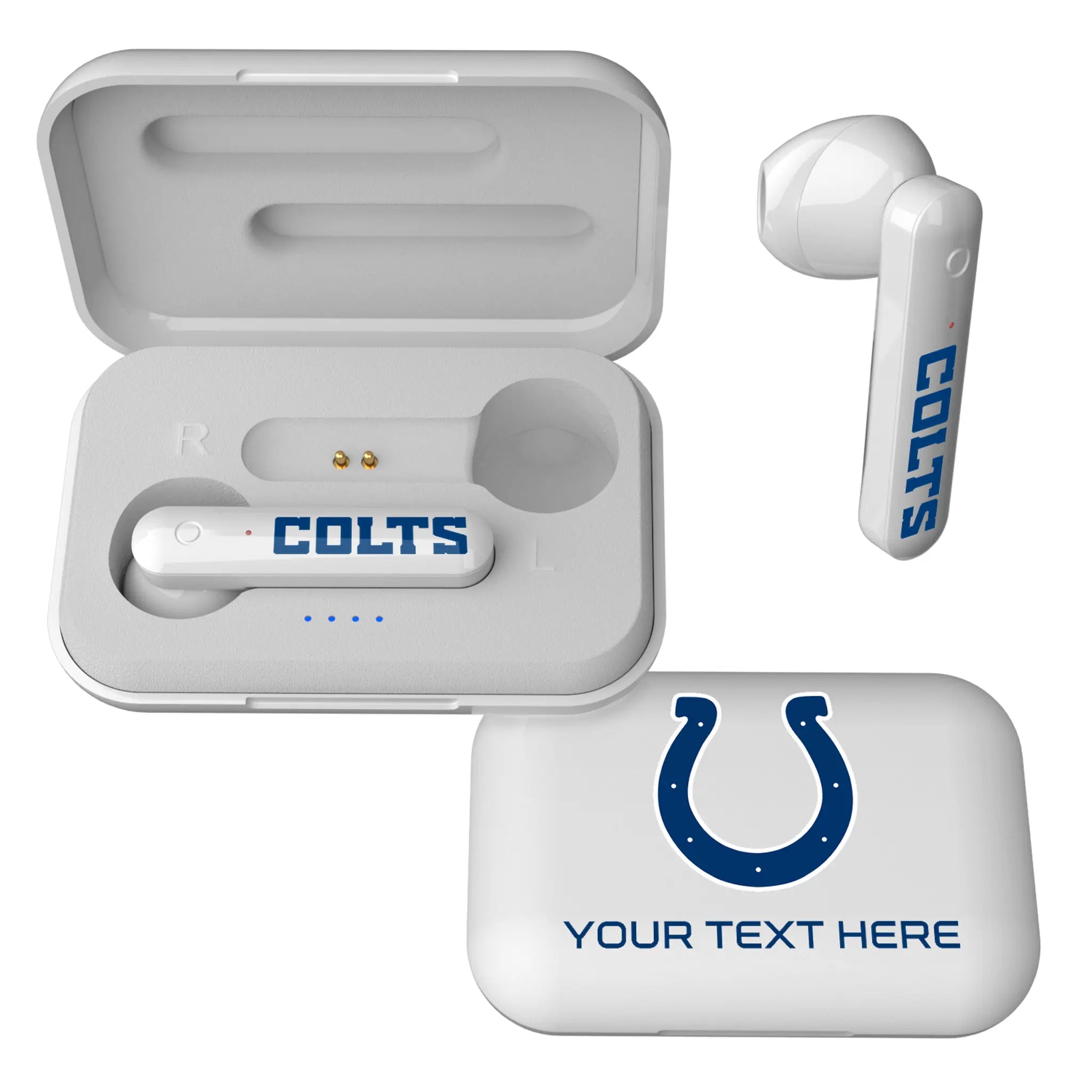 Indianapolis Colts Personalized Insignia Wireless TWS Earbuds