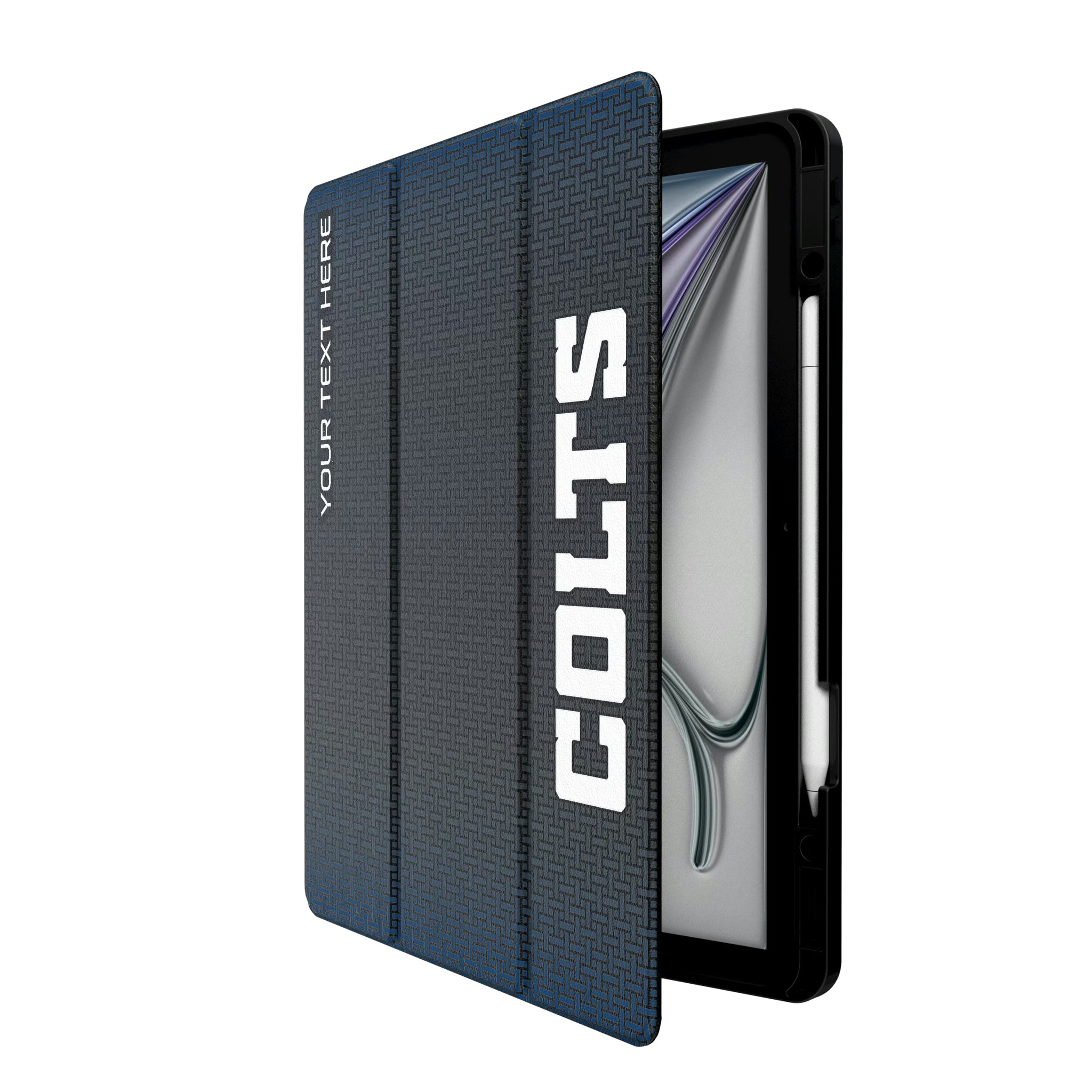 Indianapolis Colts Personalized Linen iPad Tablet Case for Apple iPad