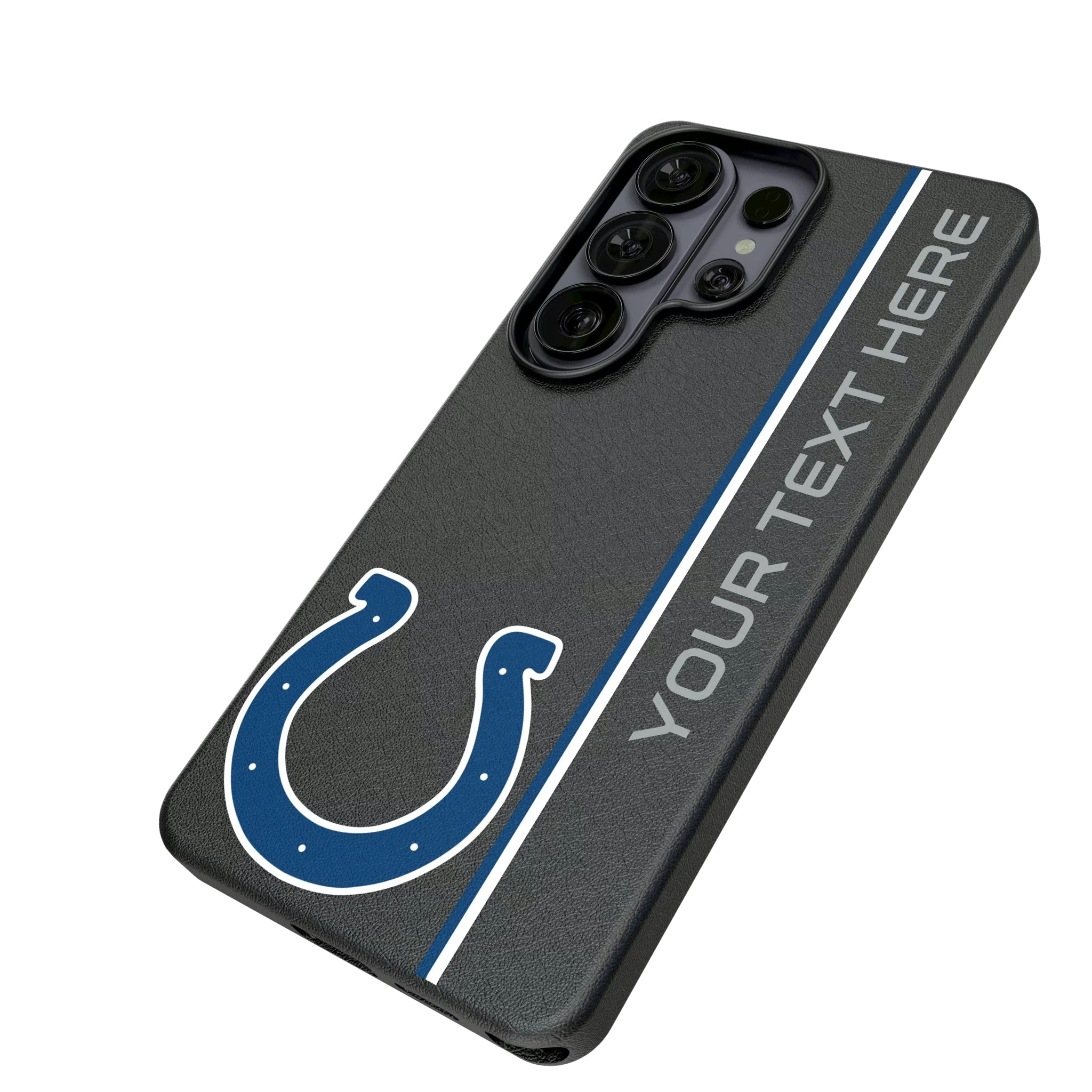 Indianapolis Colts Personalized Sidebard Galaxy MagSafe Compatible Phone Case for Samsung Galaxy - Isometric View