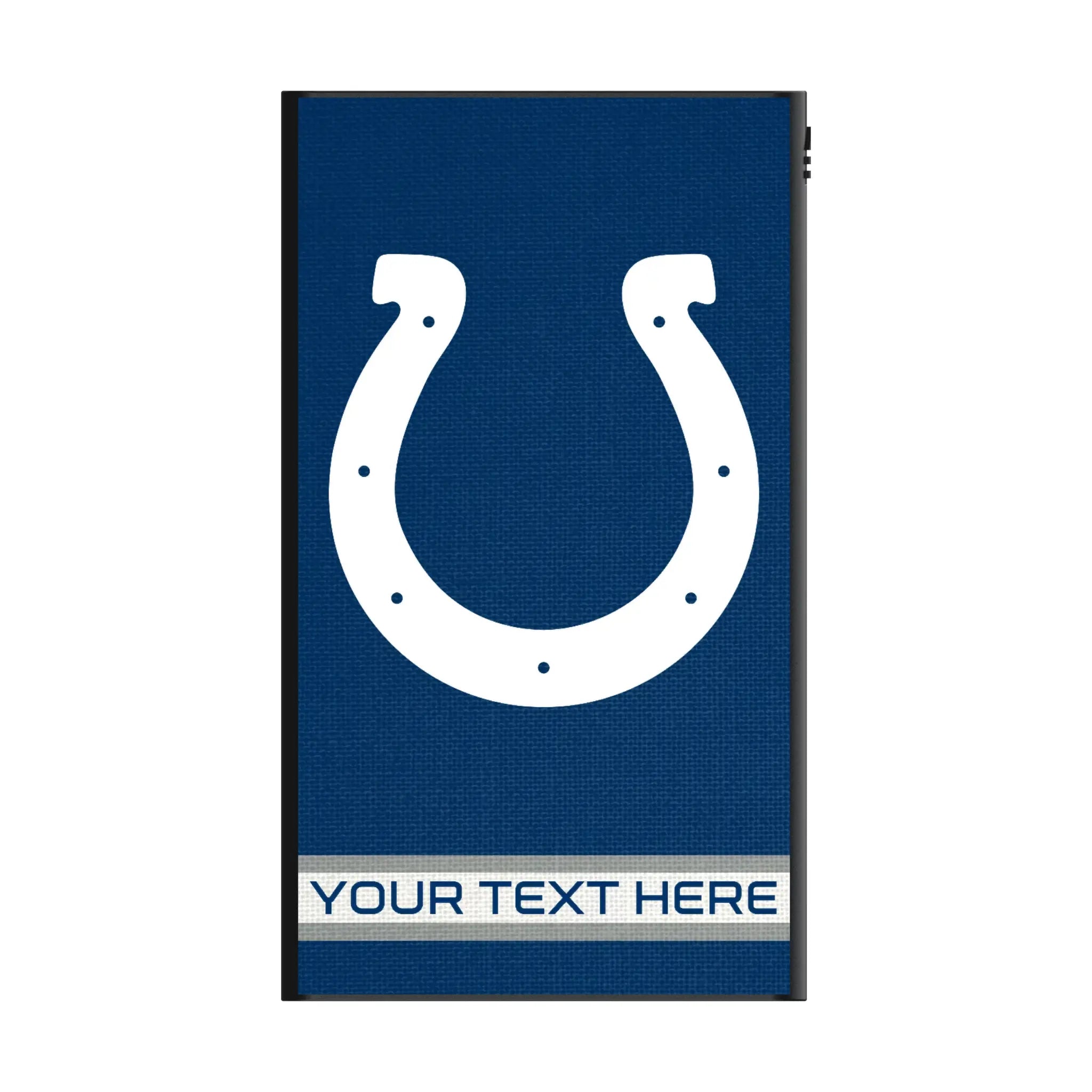 Indianapolis Colts Personalized Stripe 5000mAh Flat Power Bank