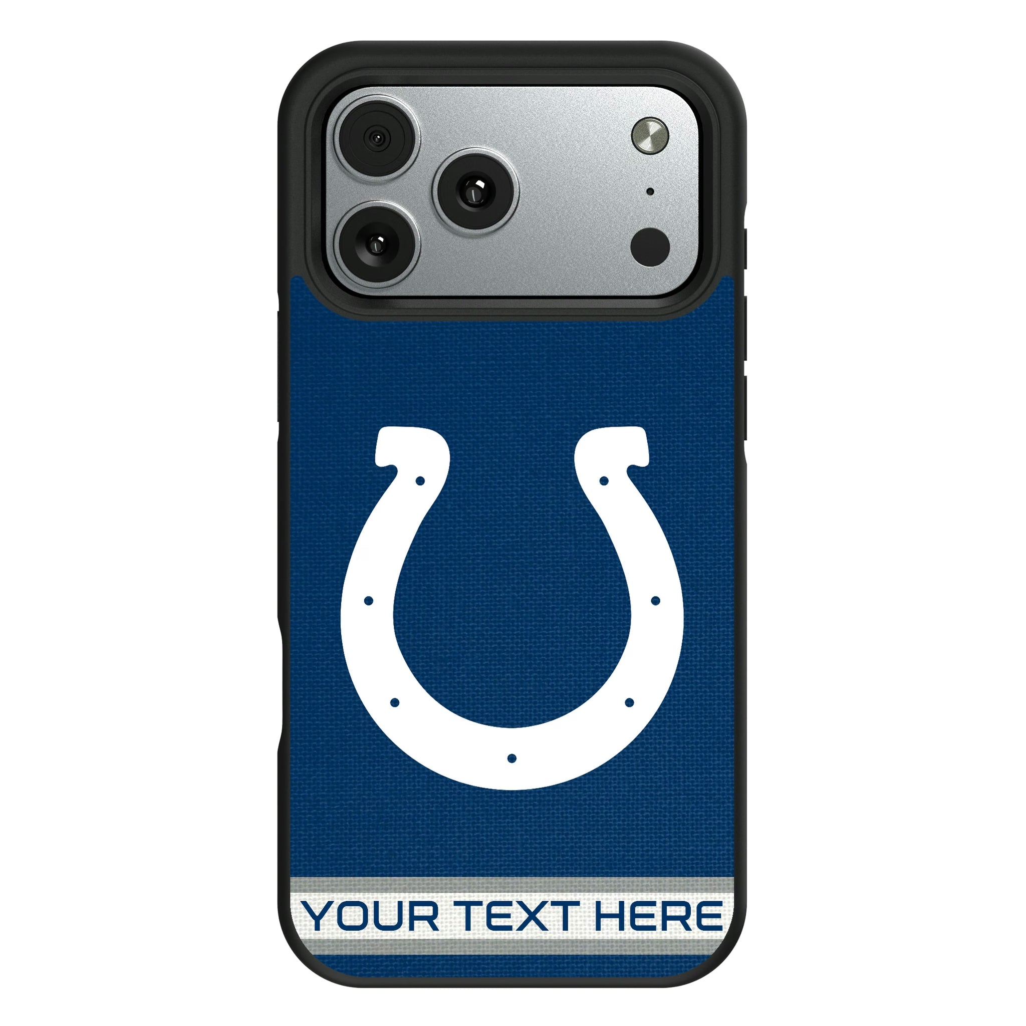 Indianapolis Colts Personalized Stripe iPhone Bump Phone Case for Apple iPhone#Device_iPhone 17 Pro Max