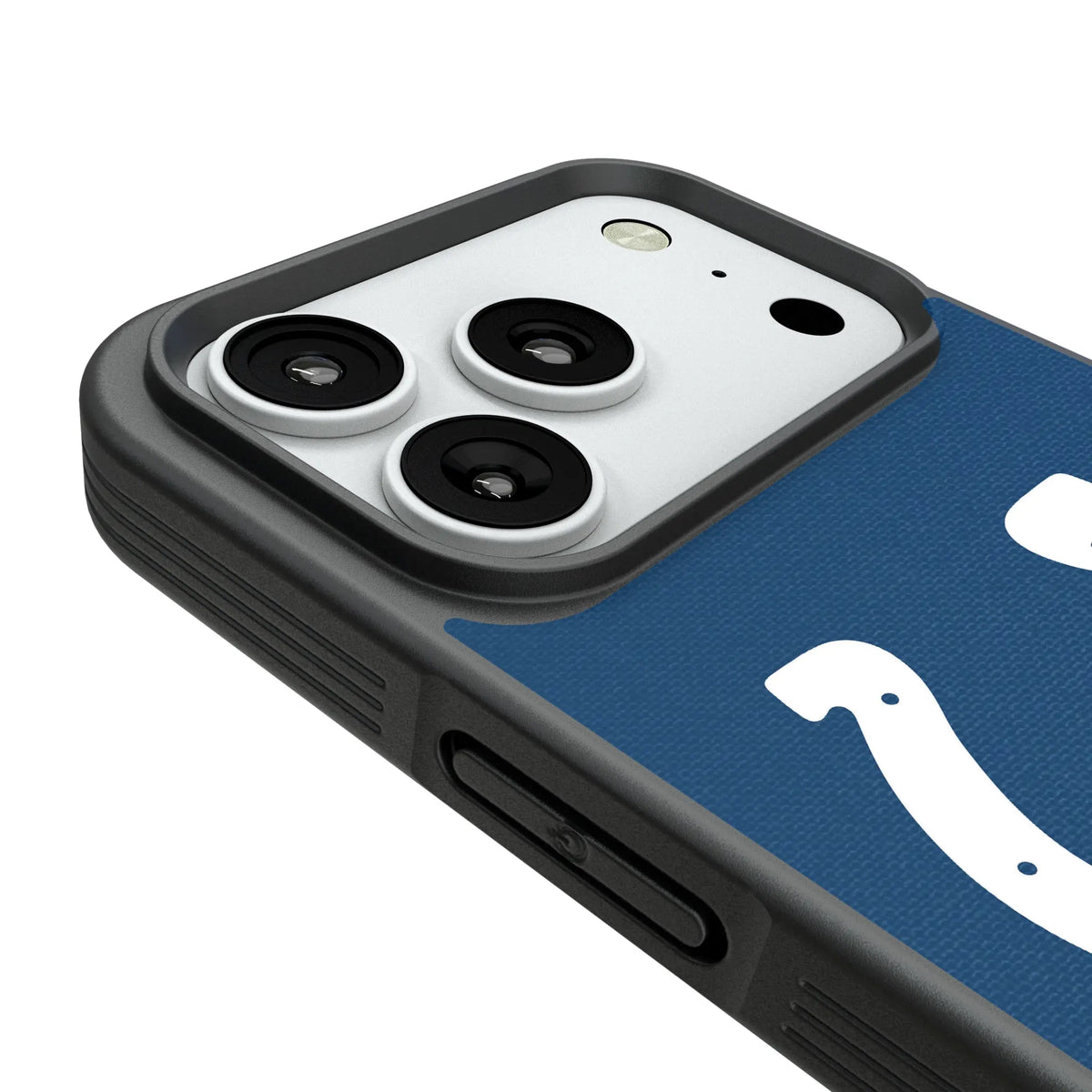 Indianapolis Colts Personalized Stripe iPhone Bump Phone Case for Apple iPhone - Detail#Device_iPhone 18 Pro