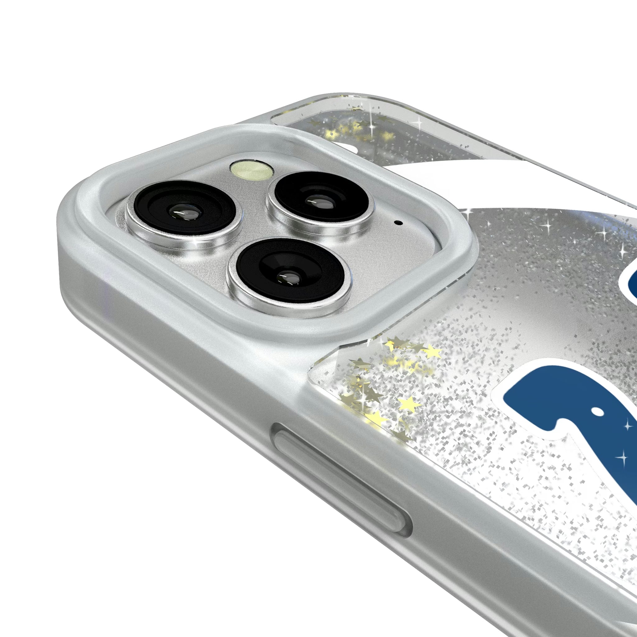 Indianapolis Colts Personalized Tilt iPhone Glitter Phone Case for Apple iPhone - Detail#Device_iPhone 16 Pro