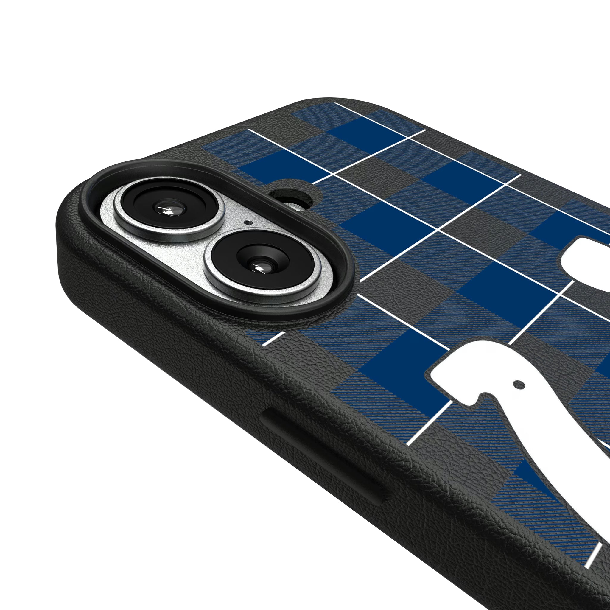 Indianapolis Colts Plaid iPhone MagSafe Compatible Phone Case for Apple iPhone - Detail#Device_iPhone 17