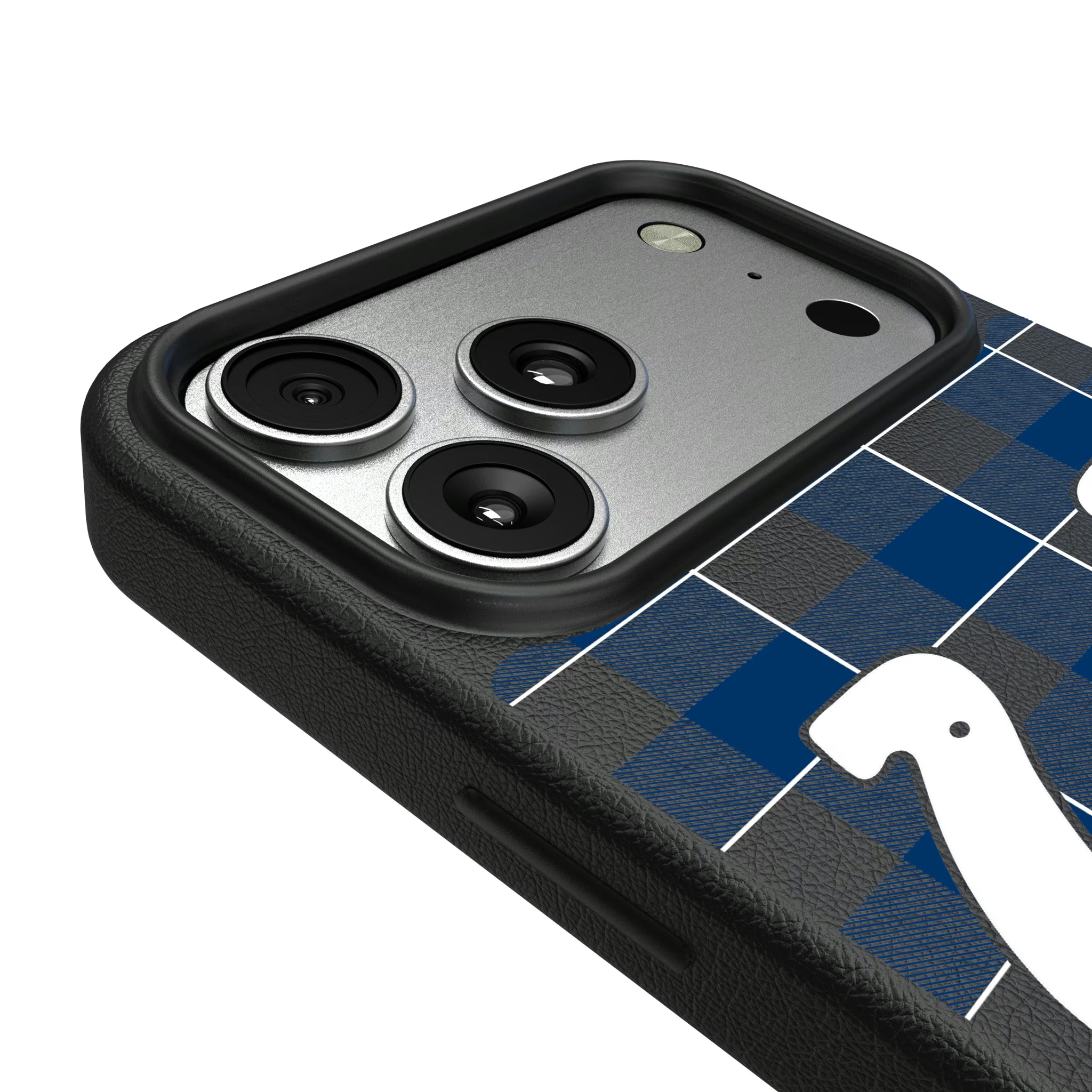 Indianapolis Colts Plaid iPhone MagSafe Compatible Phone Case for Apple iPhone - Detail#Device_iPhone 17 Pro Max