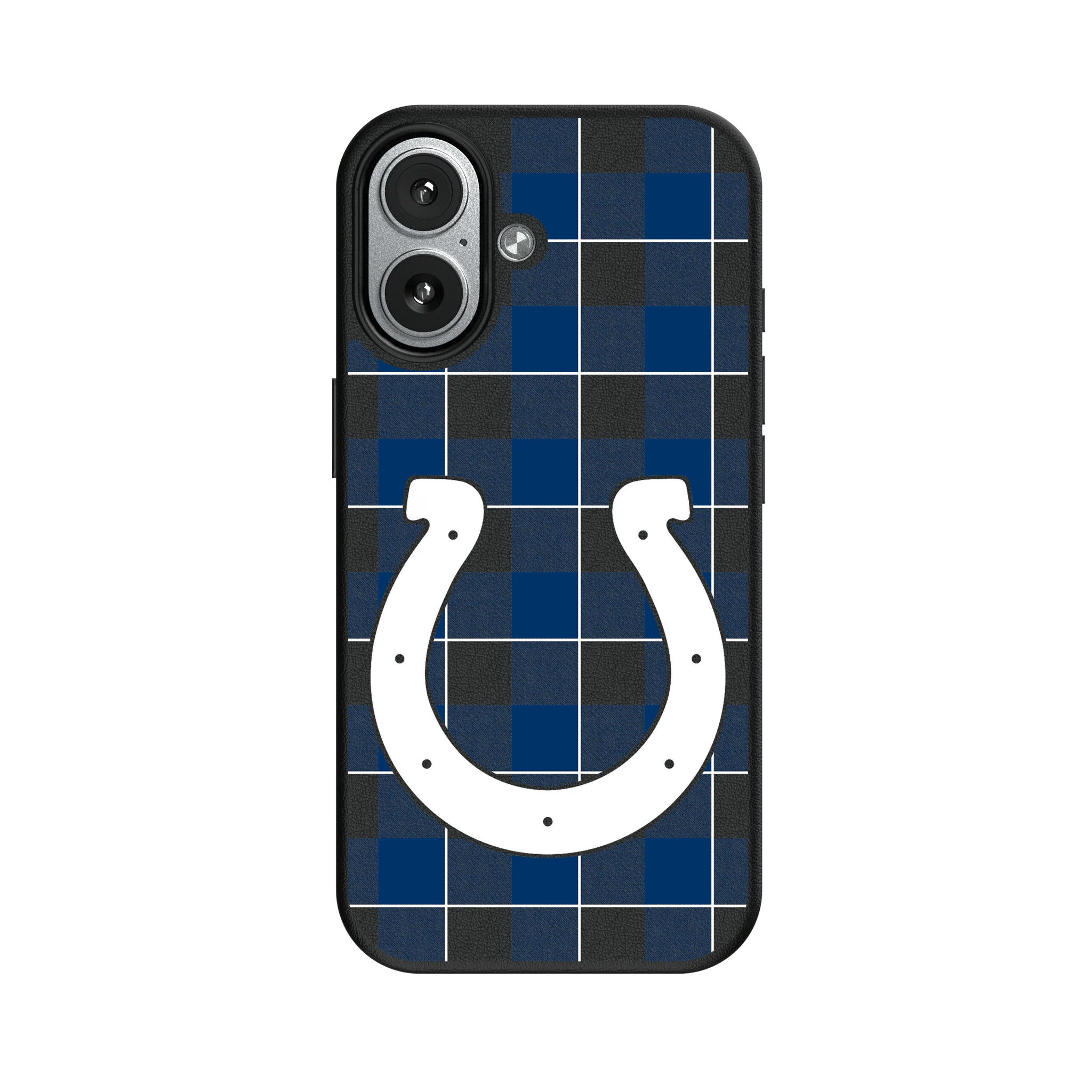 Indianapolis Colts Plaid iPhone MagSafe Compatible Phone Case for Apple iPhone#Device_iPhone 17