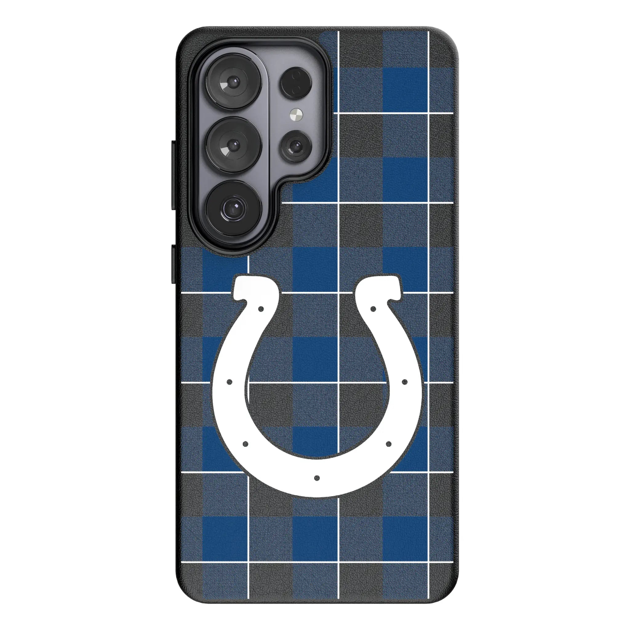 Indianapolis Colts Plaid Galaxy MagSafe Compatible Phone Case for Samsung Galaxy#Device_Galaxy S26 Ultra