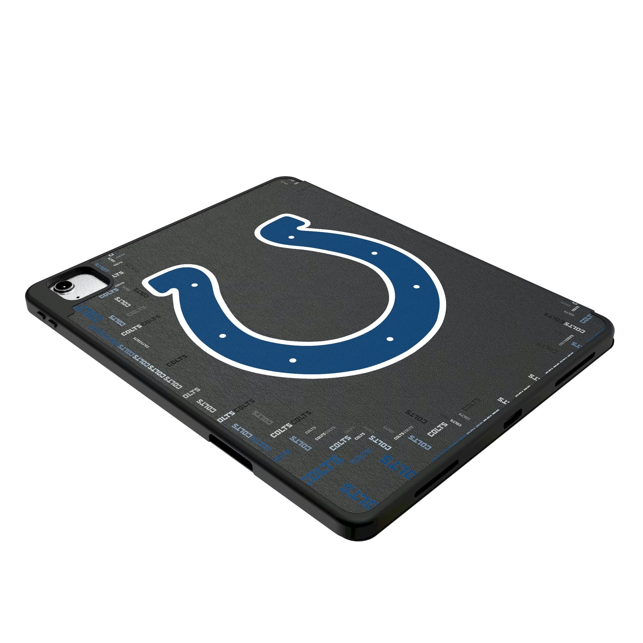 Indianapolis Colts Quadtile iPad Tablet Case for Apple iPad - Isometric View