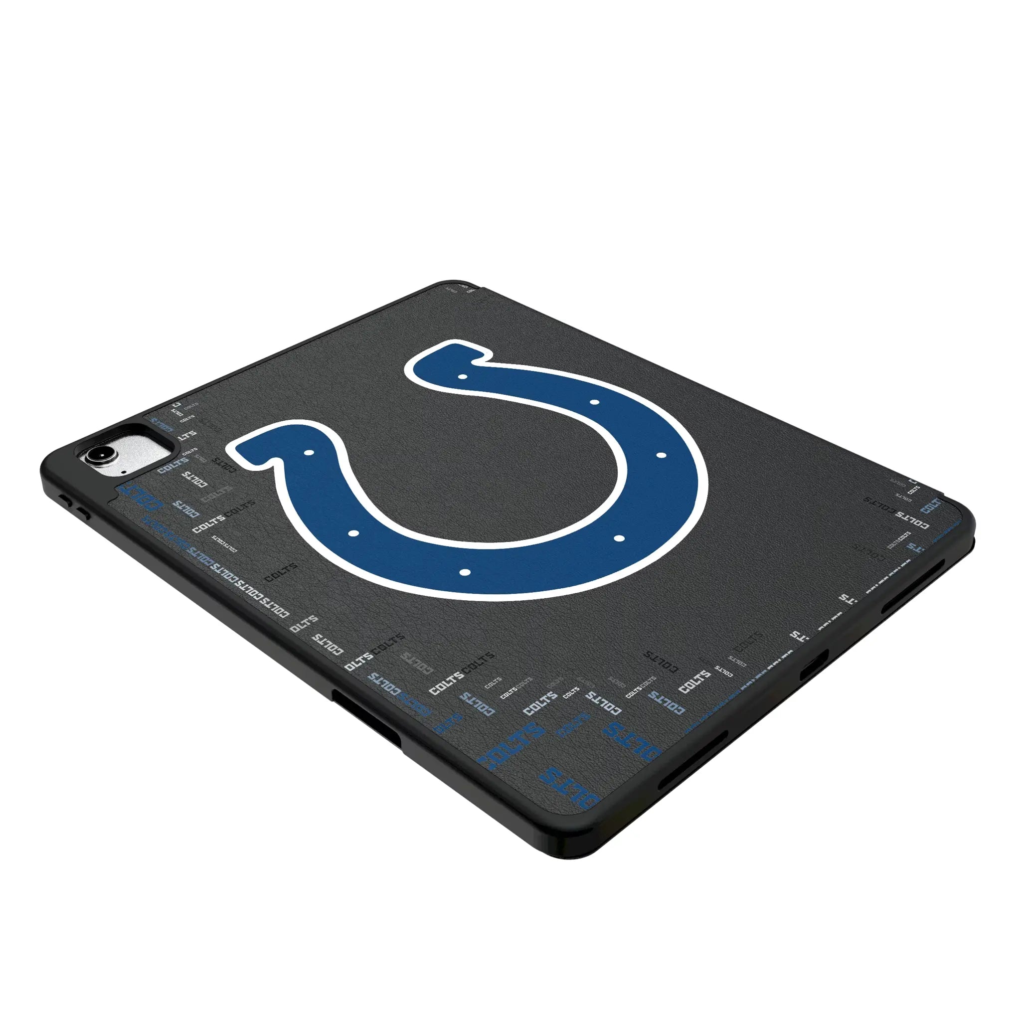 Indianapolis Colts Quadtile iPad Tablet Case for Apple iPad - Isometric View