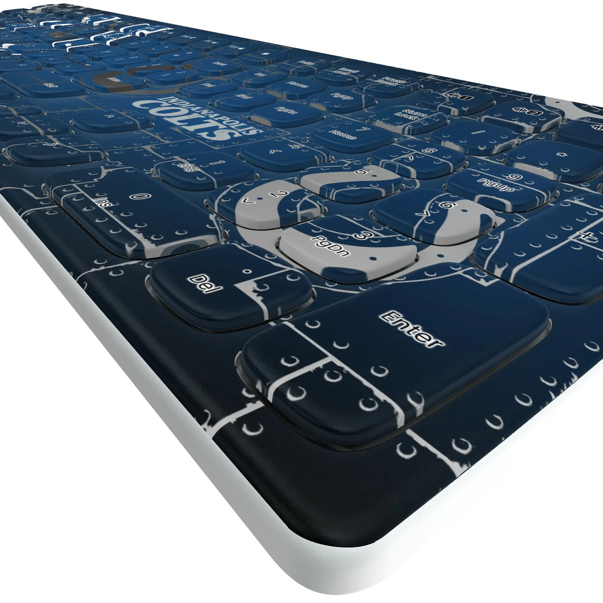 Indianapolis Colts Rivet KKB605 Curved Wireless Keyboard - Detail