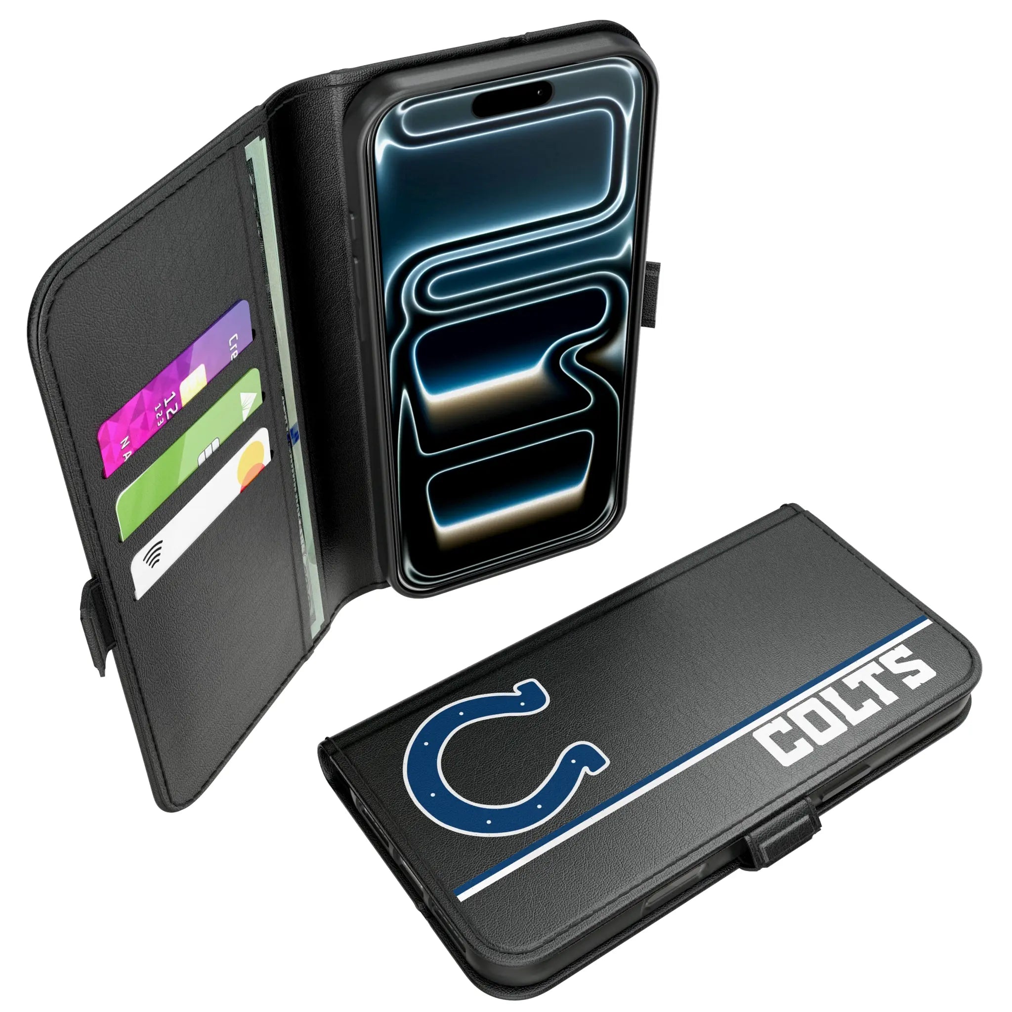 Indianapolis Colts Sidebar iPhone Folio Phone Case for Apple iPhone#Device_iPhone 17 Pro Max