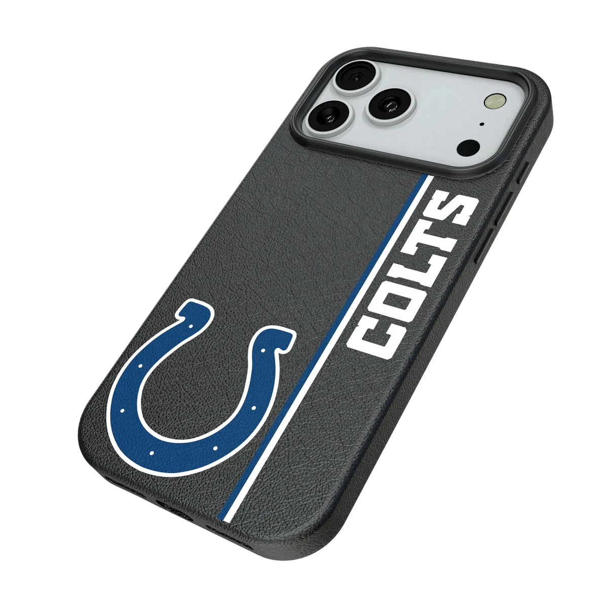 Indianapolis Colts Sidebar iPhone MagSafe Compatible Phone Case for Apple iPhone - Isometric View#Device_iPhone 18 Pro Max